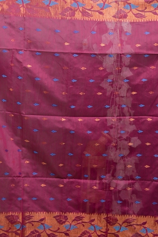 Purpel Cotton Dipani Hand Loom Saree (3004)