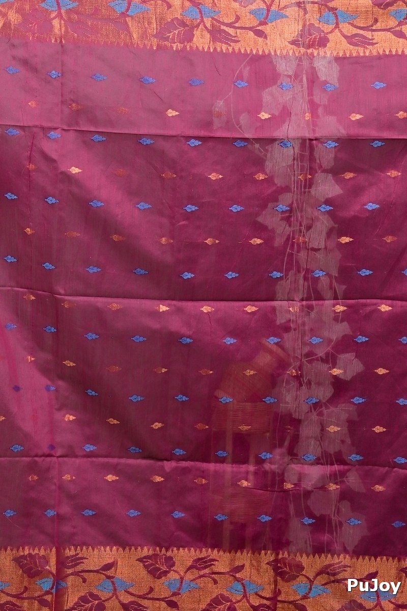 Purpel Cotton Dipani Hand Loom Saree (3004)