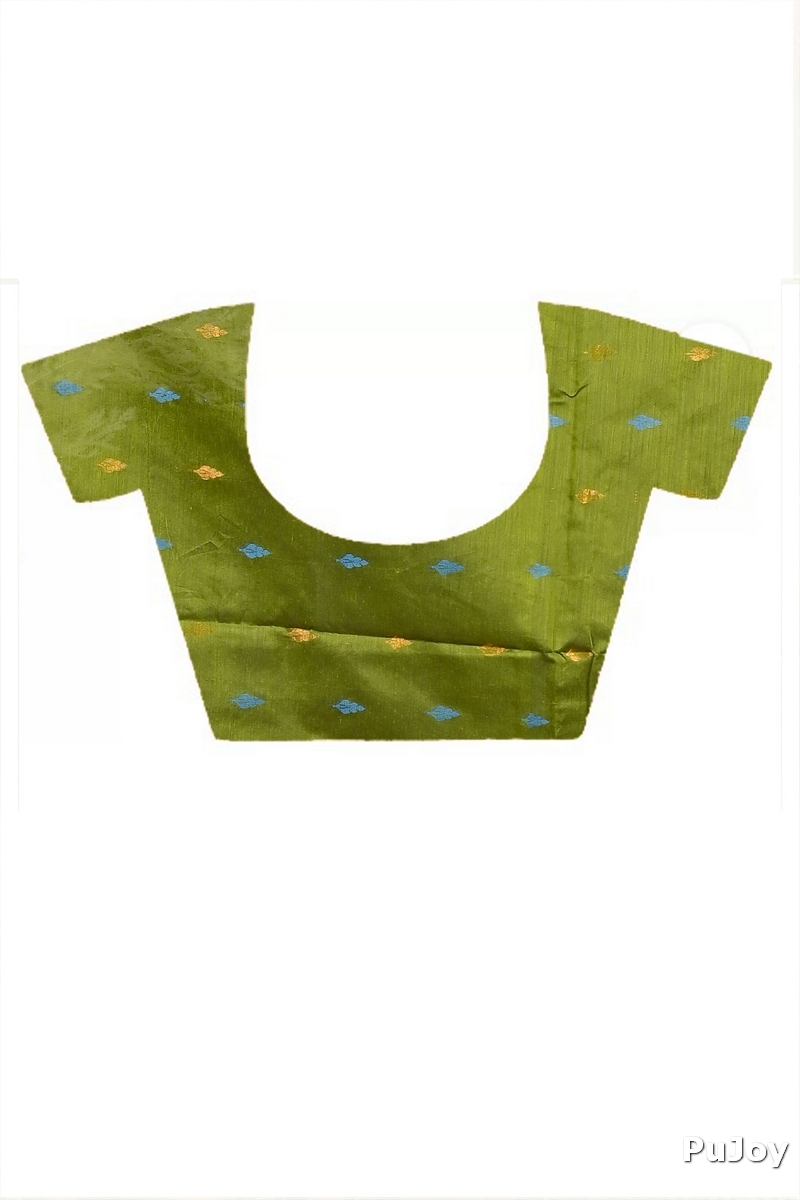 Green Cotton Dipani Hand Loom Saree (3005)