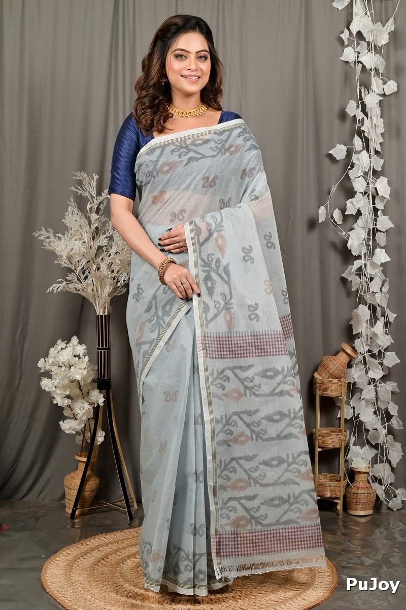 Assh Pure Cotton Divani Tant Saree Print (3018)