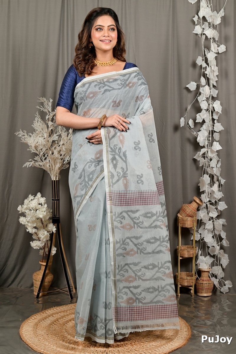 Assh Pure Cotton Divani Tant Saree Print (3018)