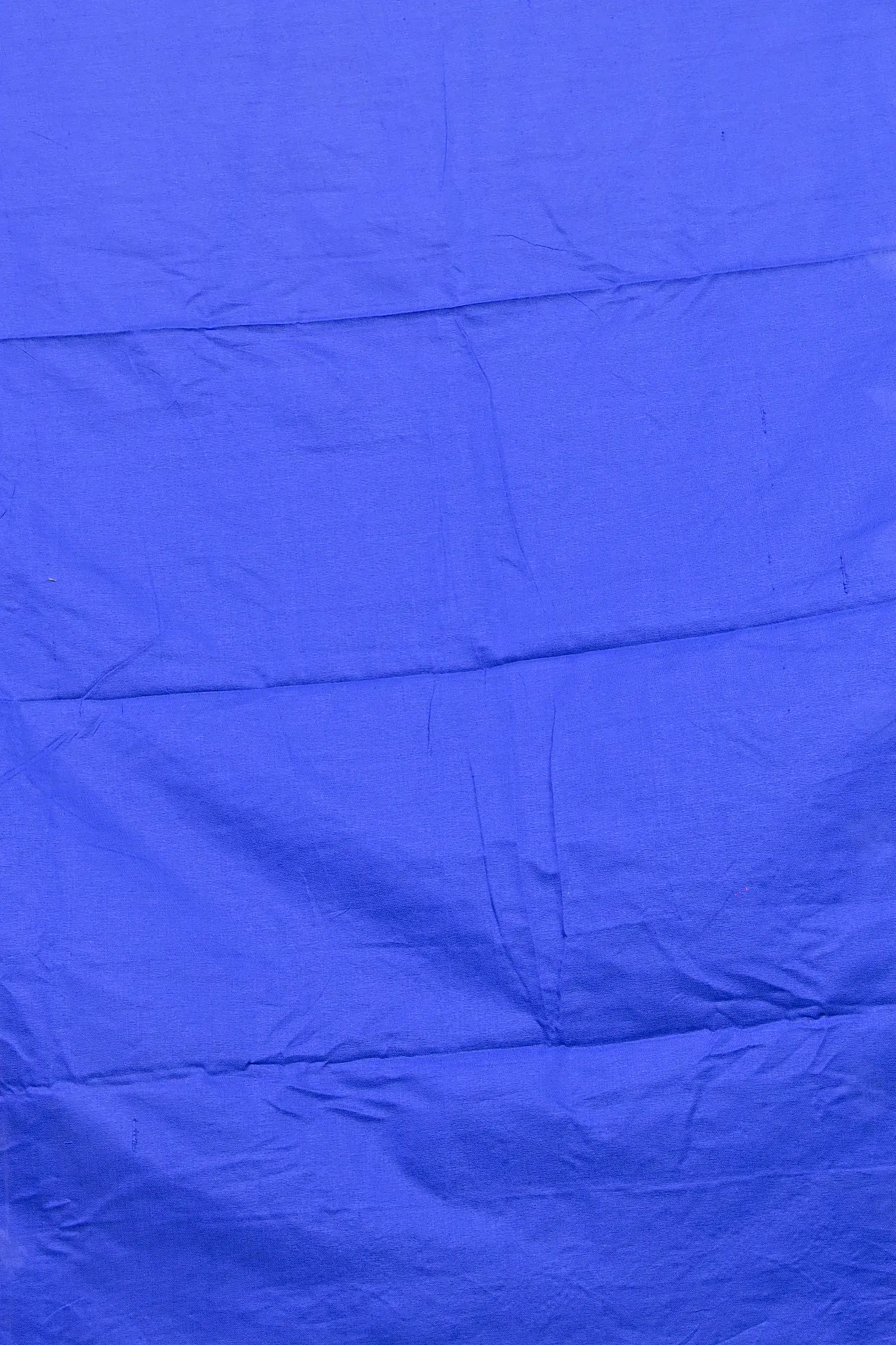 Blue Cotton Blended Paraya Embroidery Handloom saree (302)