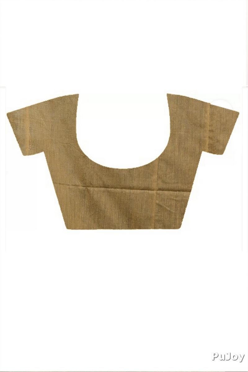Brown Pure Cotton ThanKhaditu Hand Loom Saree (3041)