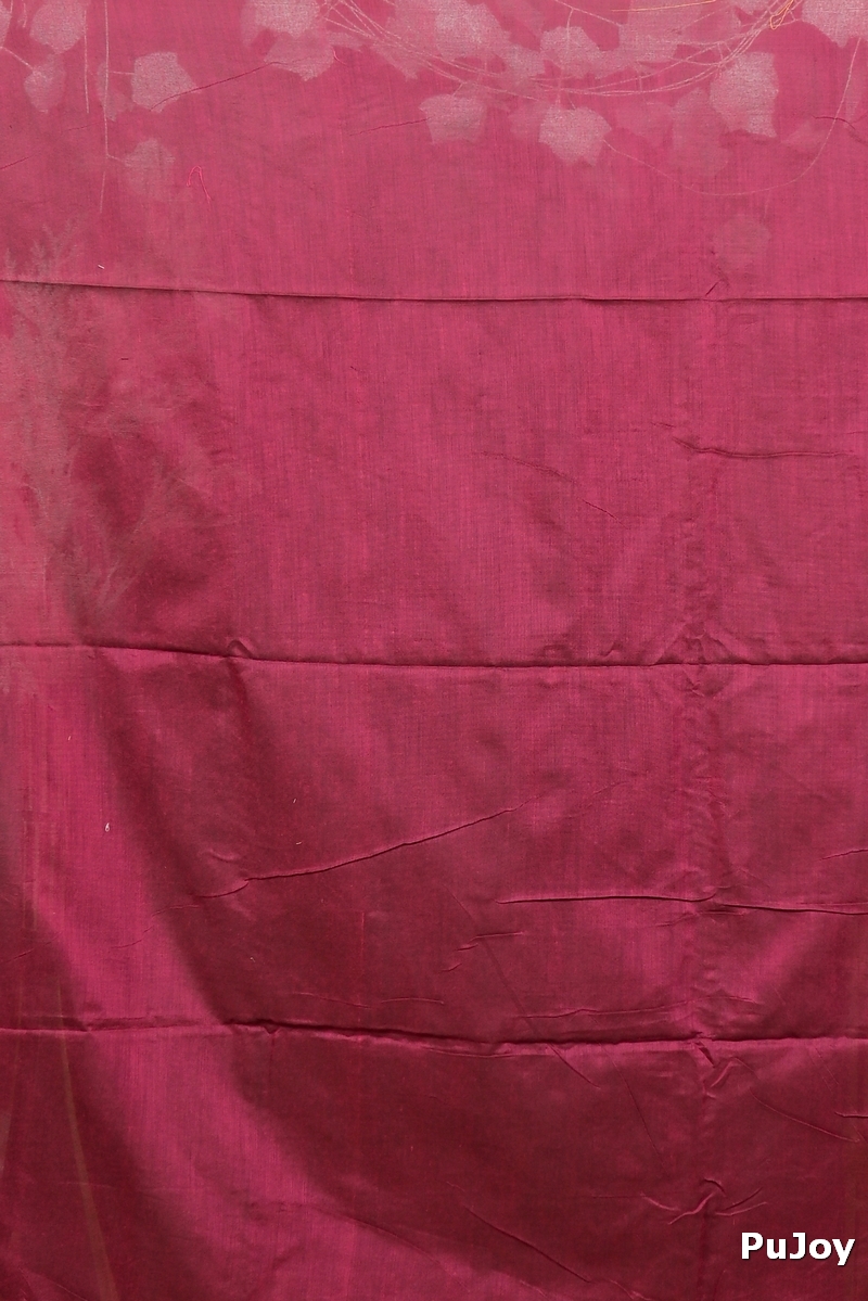 Mehendi Green Pure Cotton ThanKhaditu Hand Loom Saree (3043)