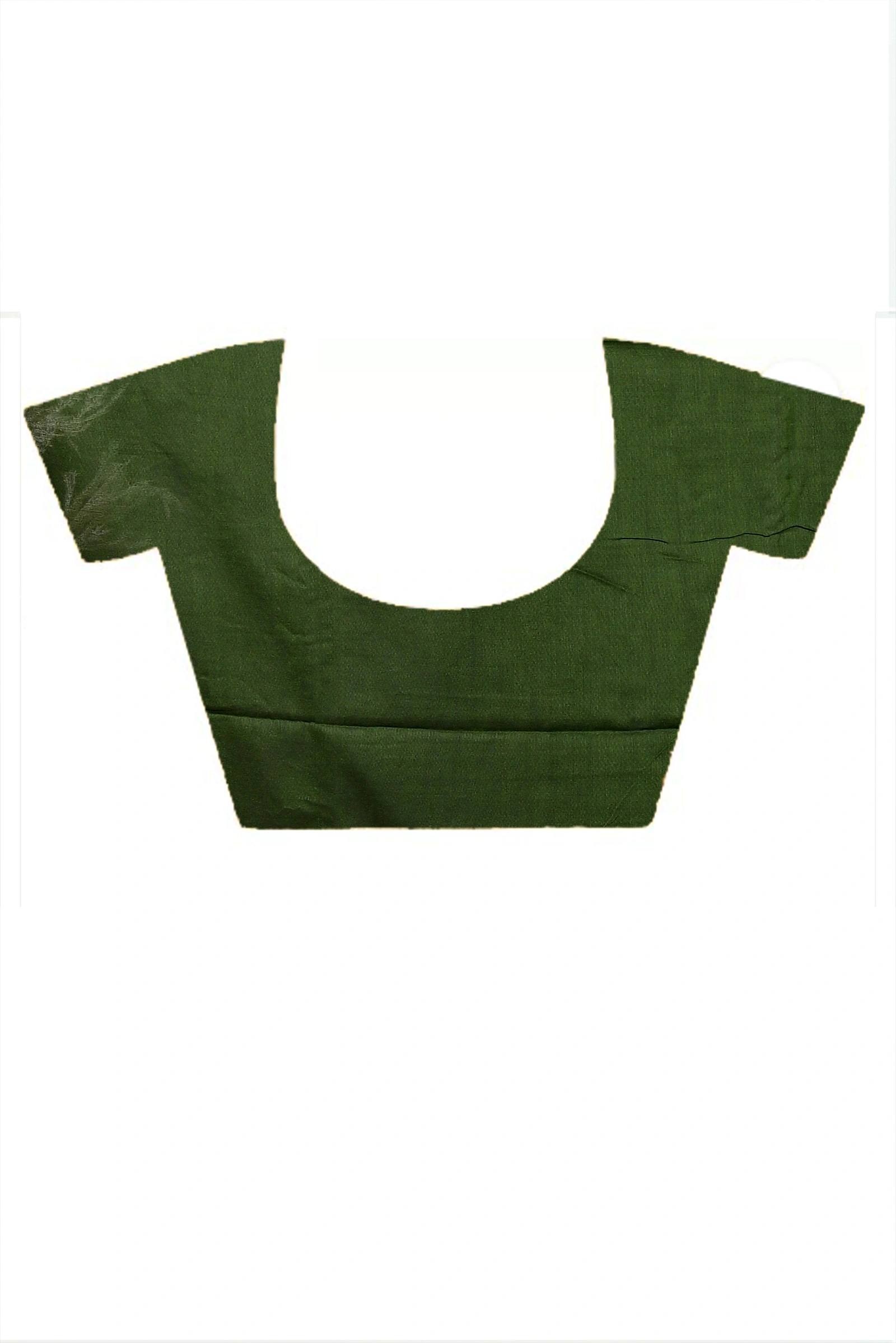 Green Pure Cotton ThanKhaditu Hand Loom Saree (3044)