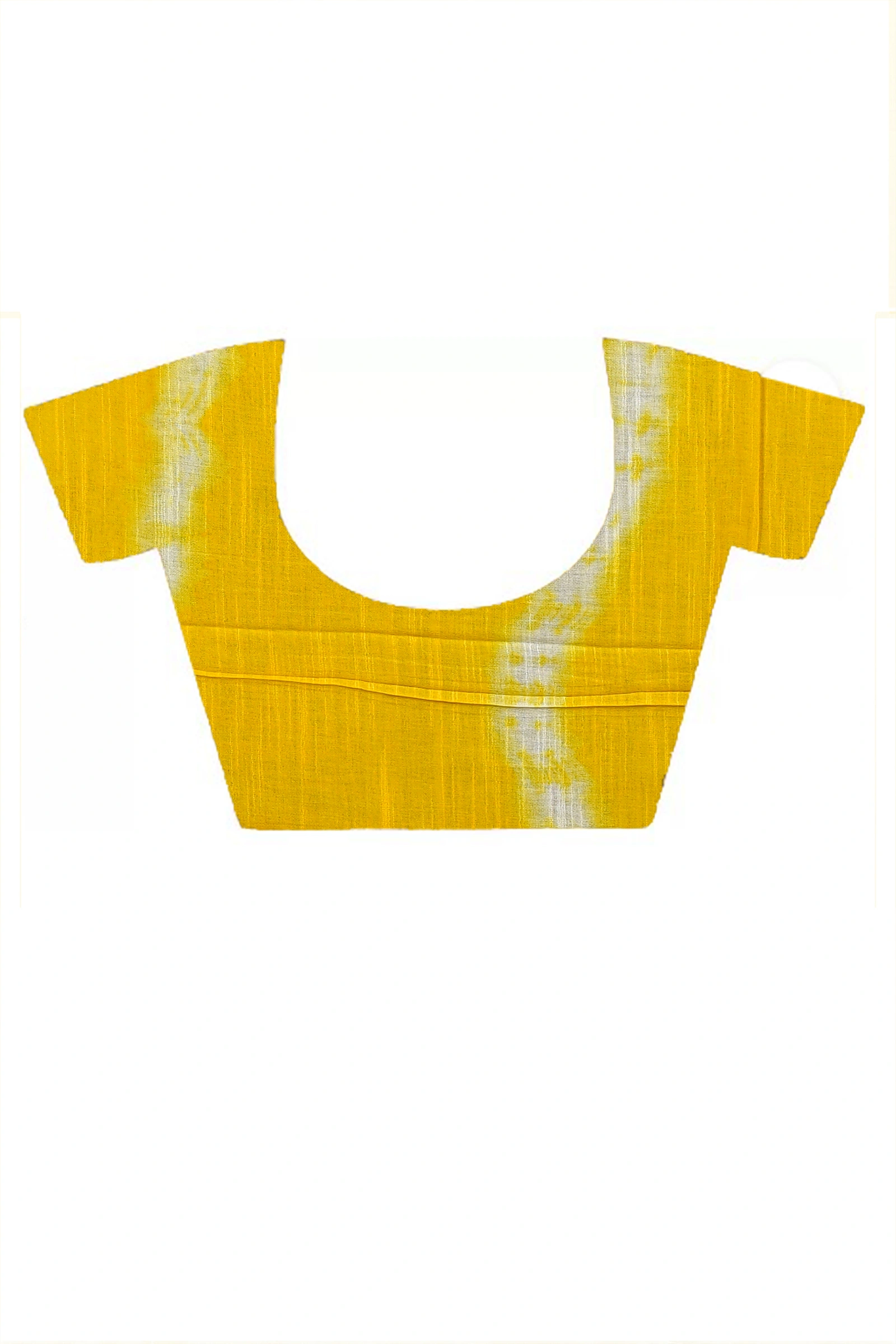 Yellow Pure Cotton Finui Hand Loom Saree (3064)