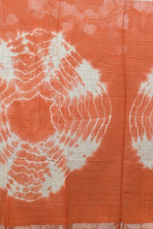 Brown Pure Cotton Finui Hand Loom Saree (3066)