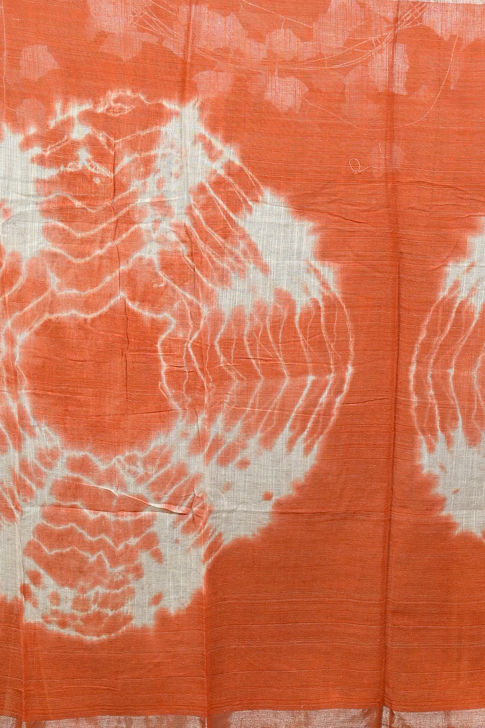 Brown Pure Cotton Finui Hand Loom Saree (3066)