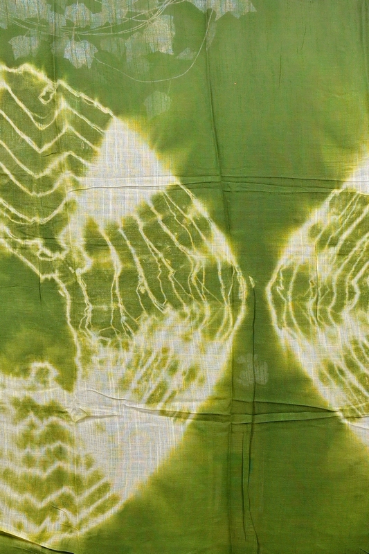 Green Pure Cotton Finui Hand Loom Saree (3067)