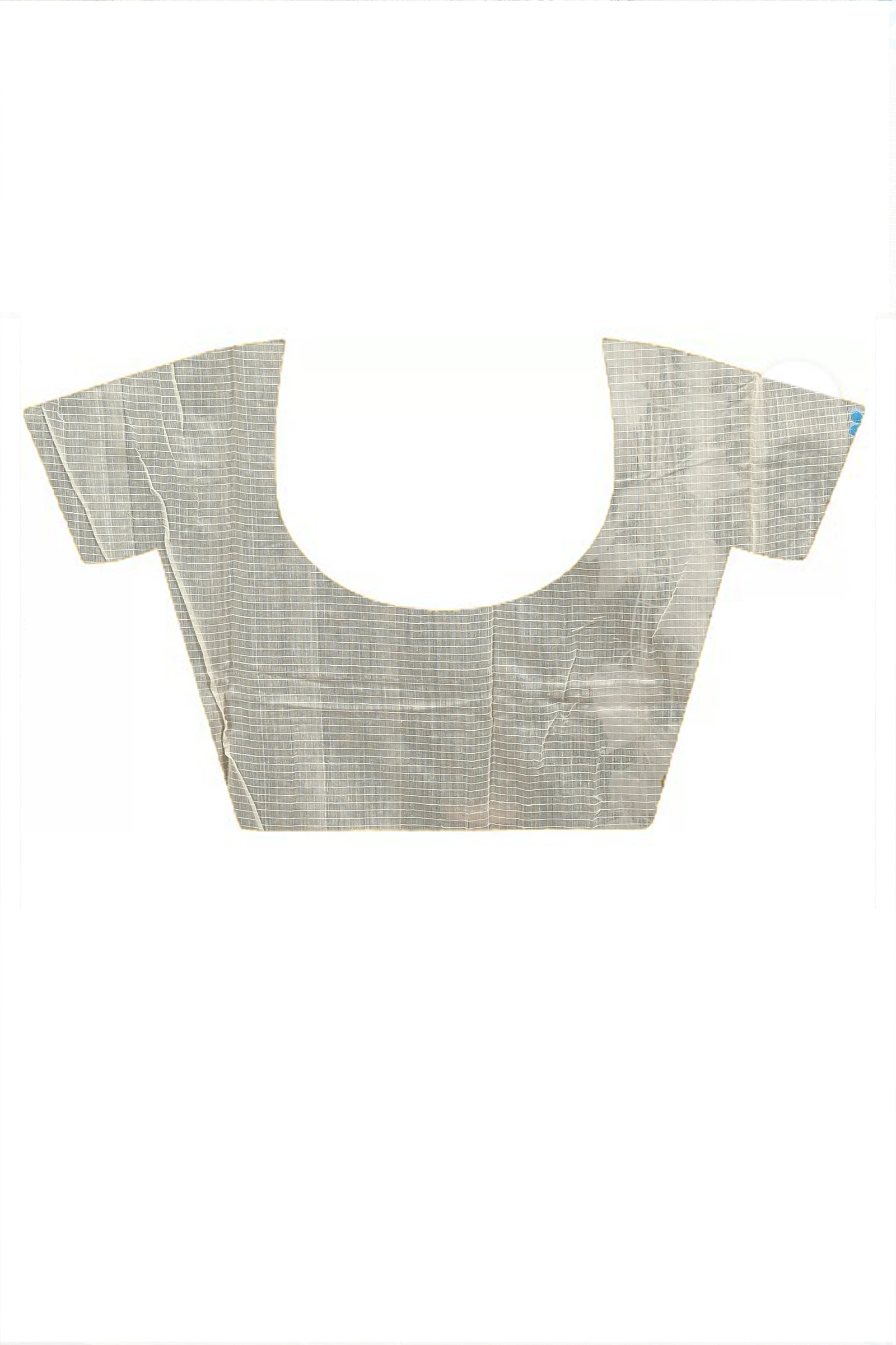 Off White Blue Cotton Fivani Jamdani Saree (3101)