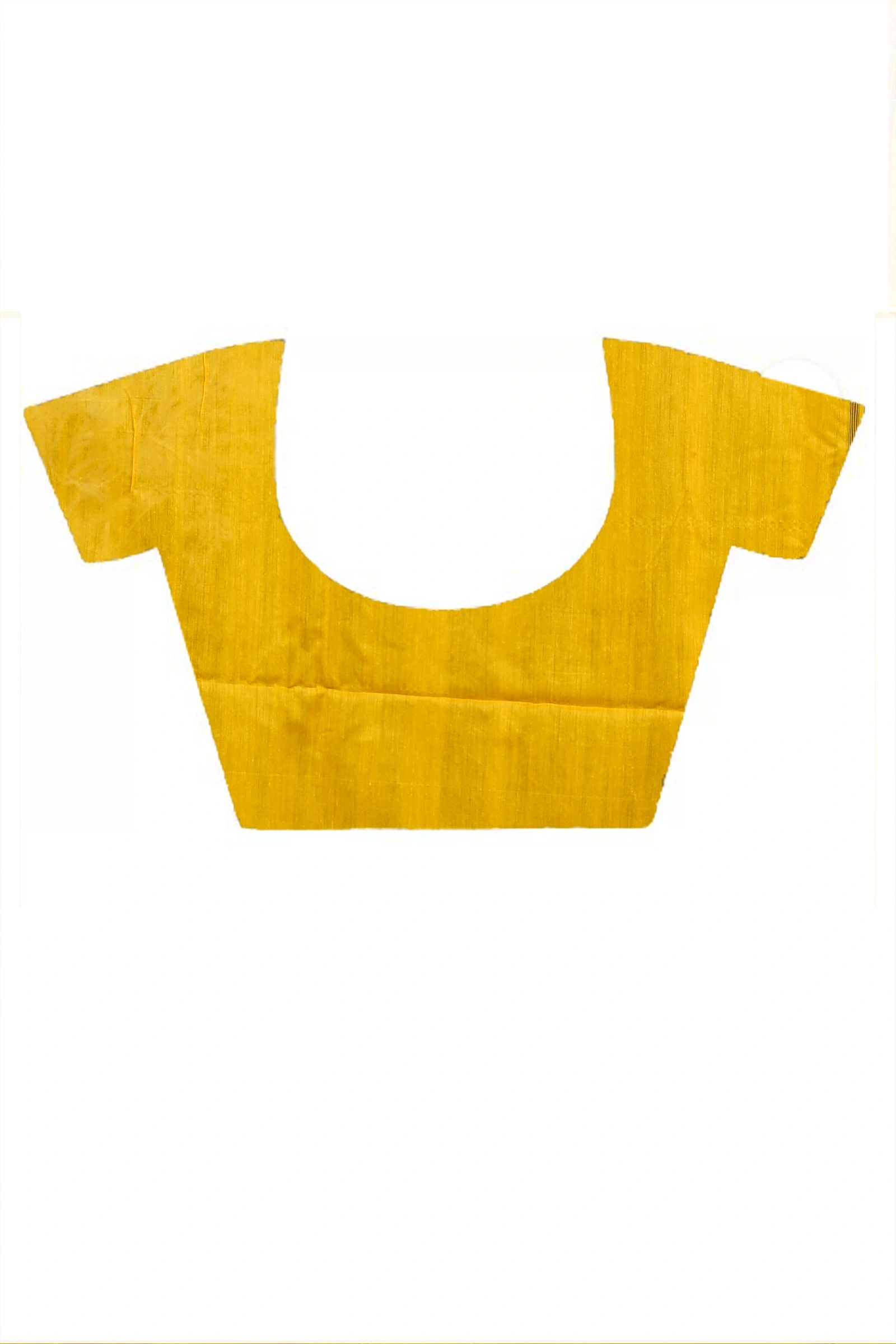 Yellow Red Blended Cotton Foyani Hand Loom Saree (3113)