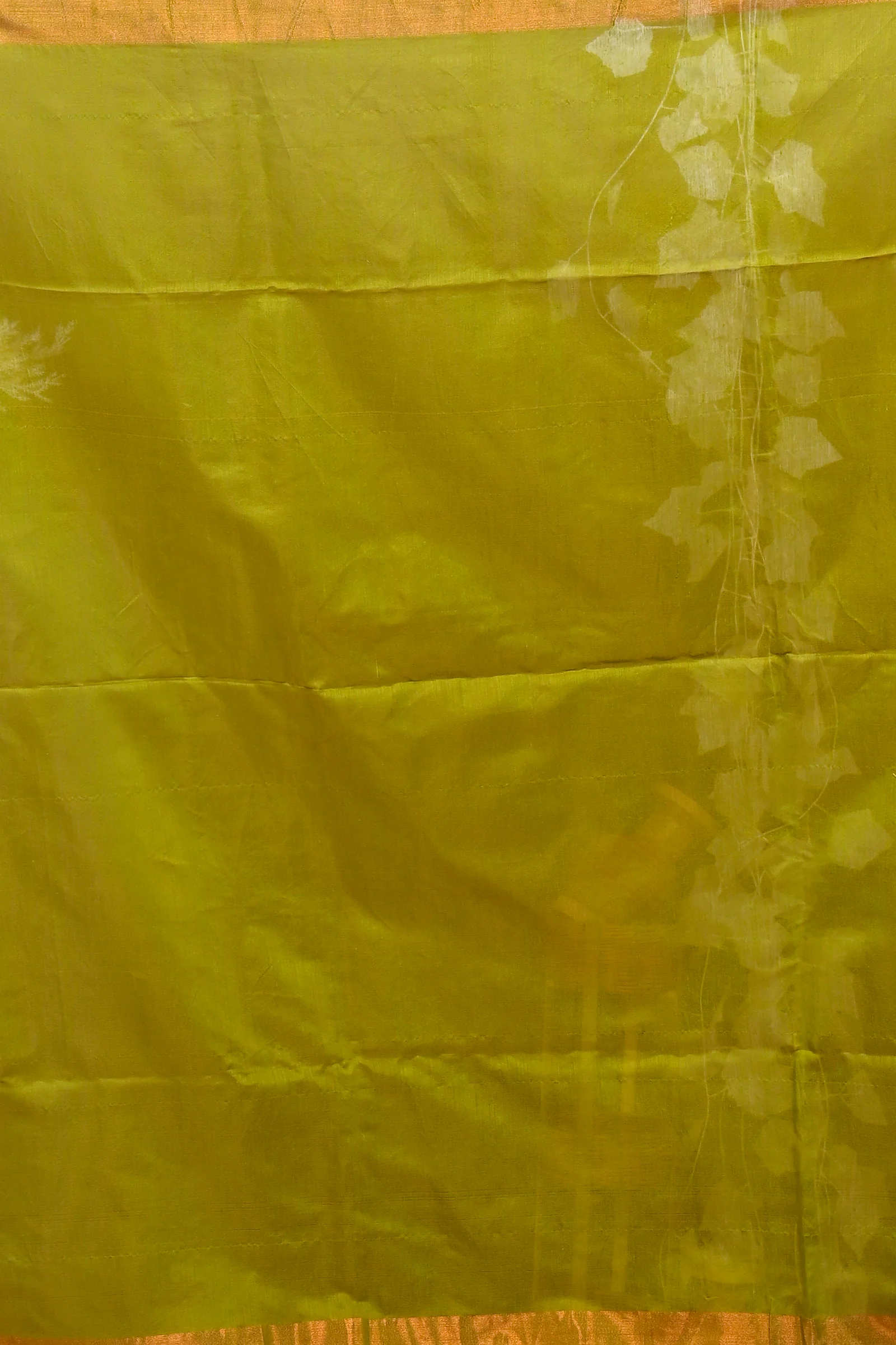 Green Pink Blended Cotton Foyani Hand Loom Saree (3117)