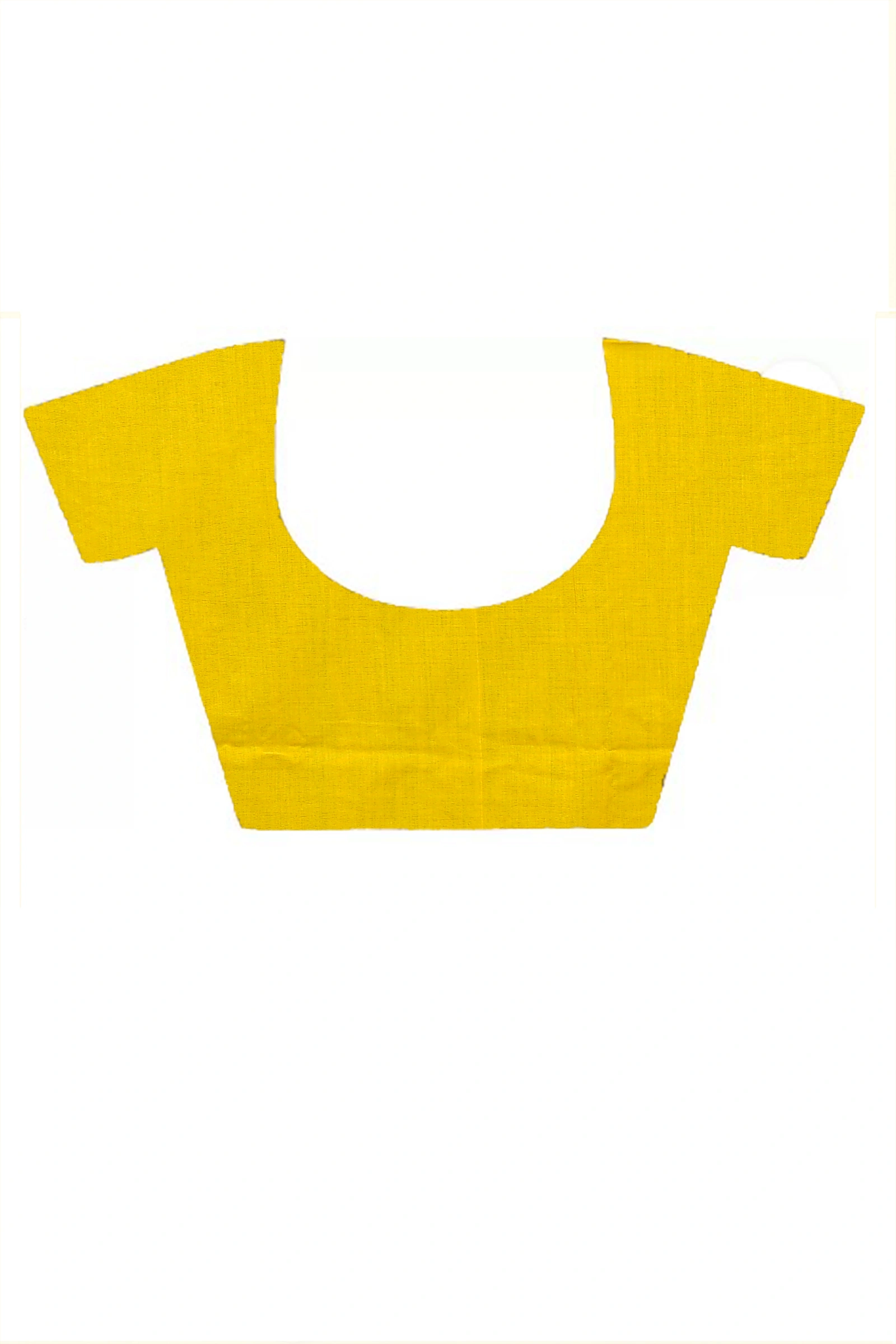 Yellow Blended Cotton Foyeli Embroidery Handloom saree (3119)