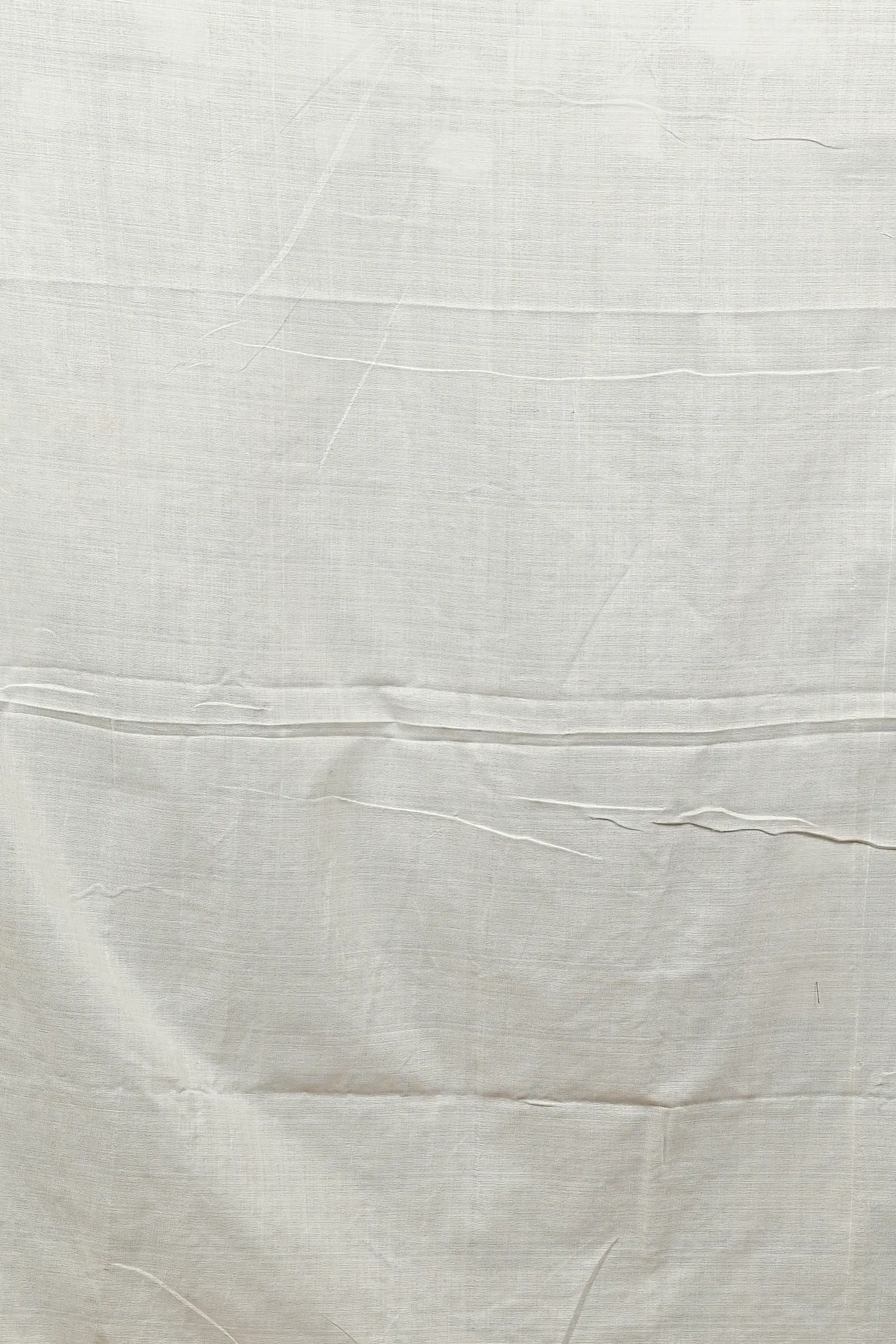 White Blended Cotton Foyeli Embroidery Handloom saree (3120)