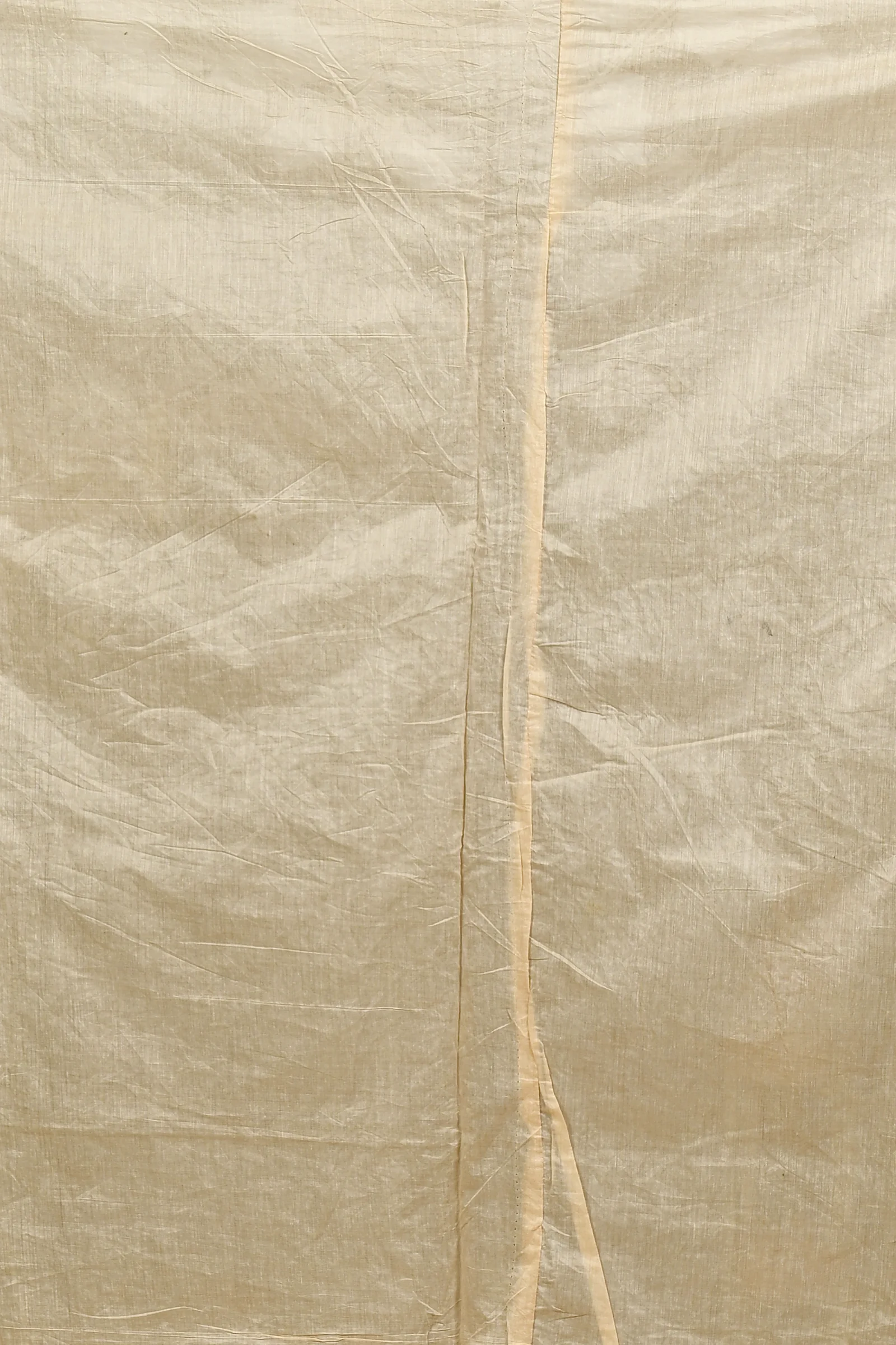 Off White Green Cotton Varitikath Kantha Stitch Saree (3132)