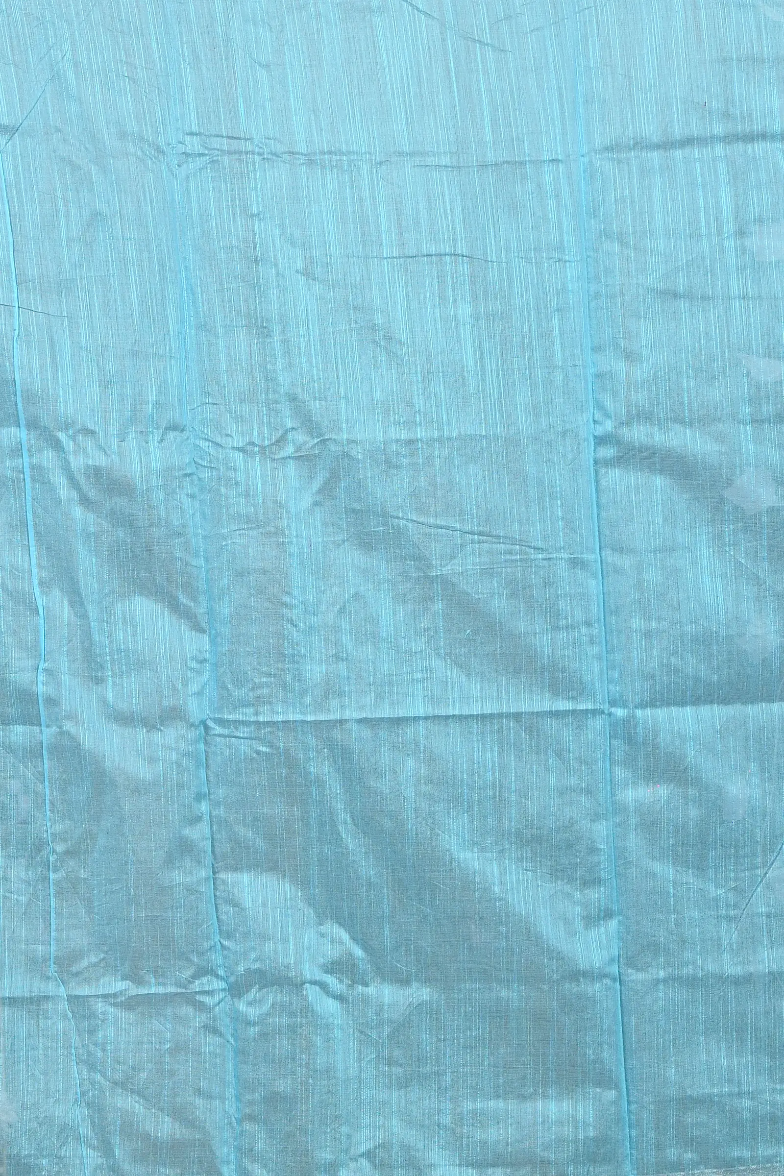 Sky Blue Cotton Blended Parija Applique Saree (326)