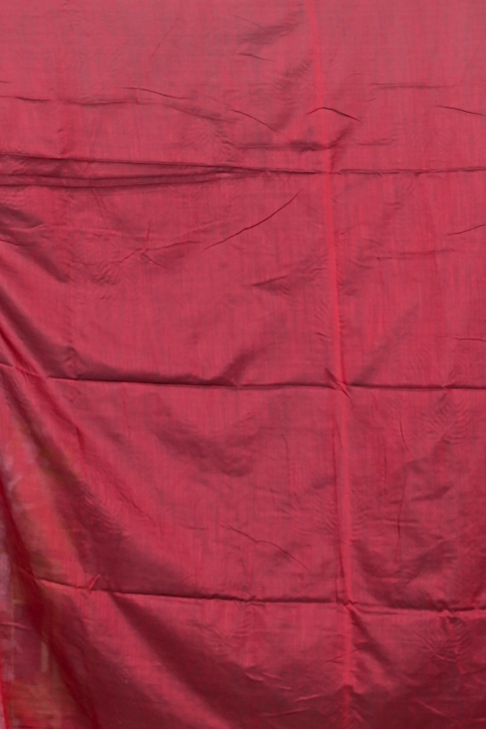 Maroon Cotton Blended Parin Hand Loom Saree (334)