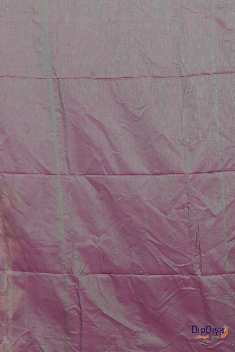 Light Purple Cotton Blended Parin Hand Loom Saree (335)