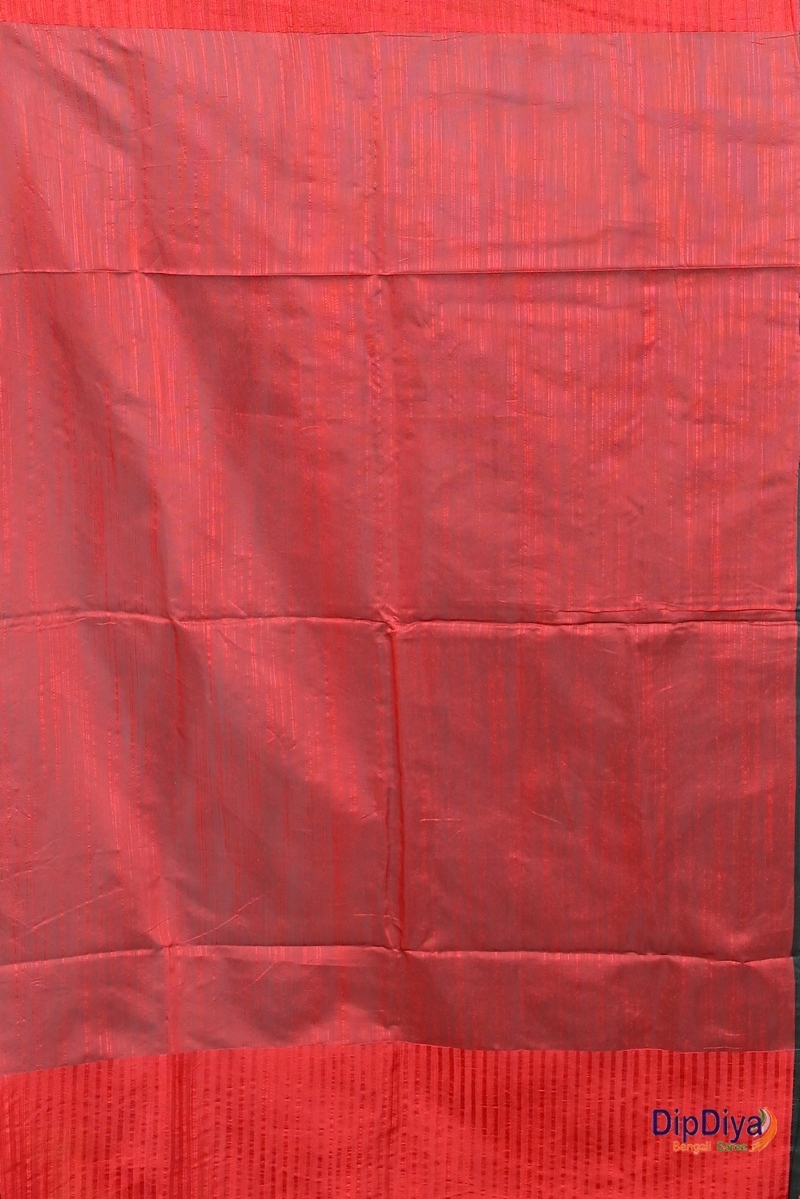 Green Cotton Blended Pariva Hand Loom Saree (348)