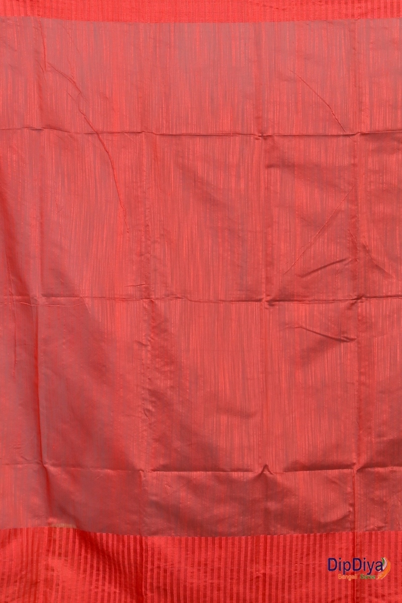 Dark Green Cotton Blended Pariva Hand Loom Saree (349)