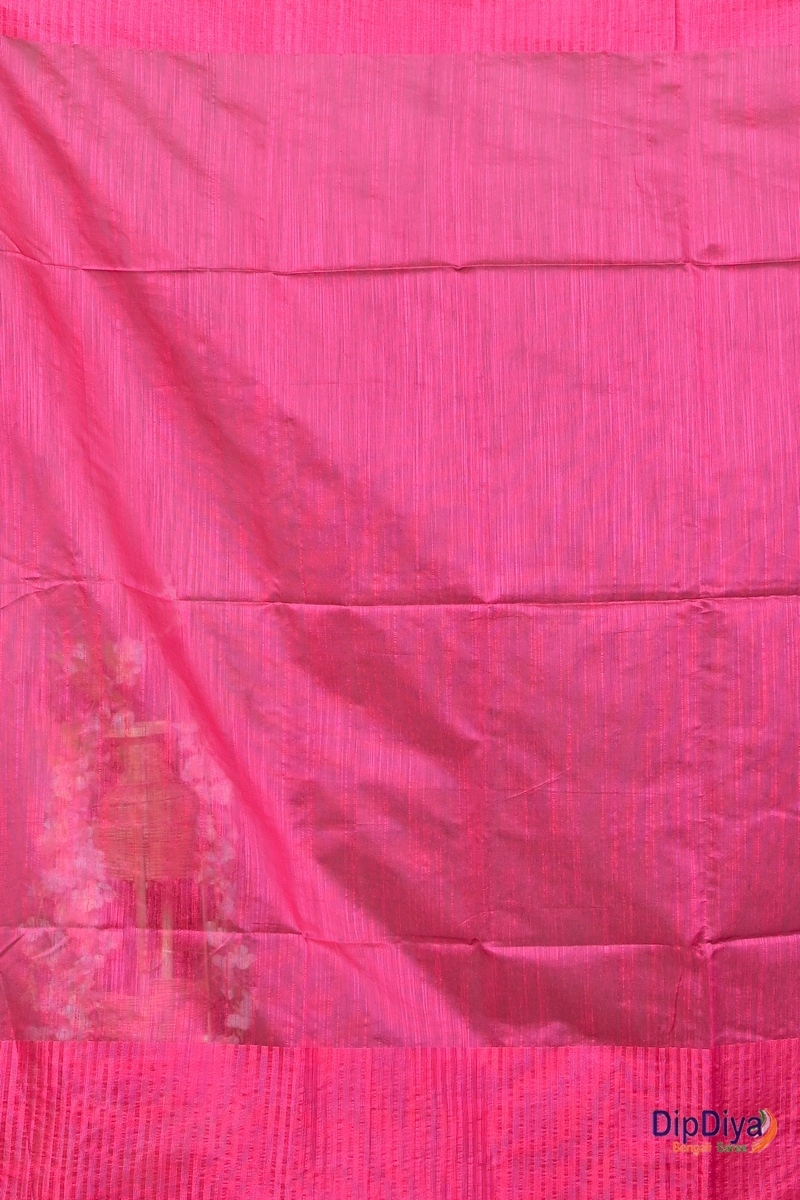 Blue Cotton Blended Pariva Hand Loom Saree (354)