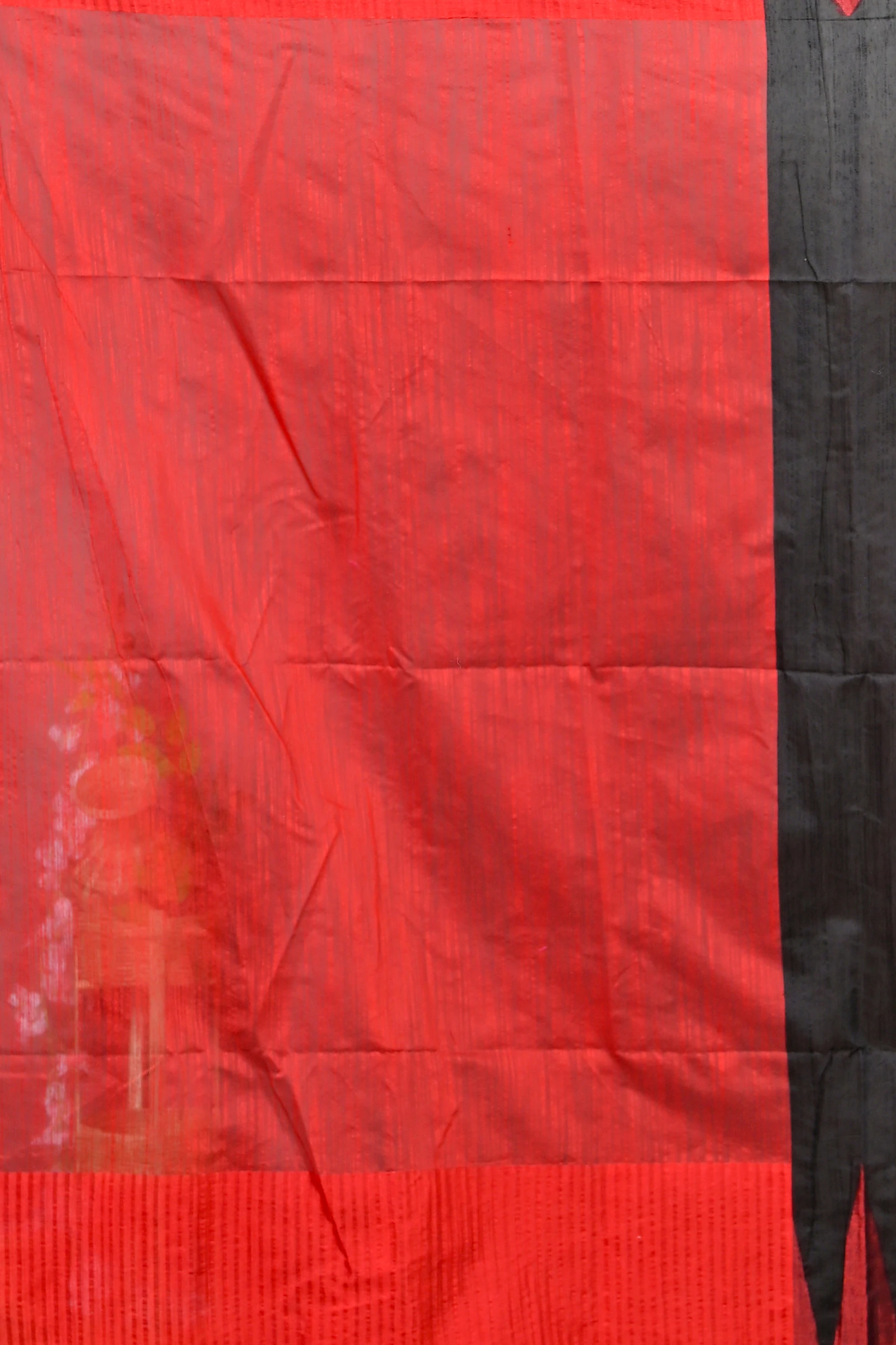 Black Cotton Blended Pariva Hand Loom Saree (358)