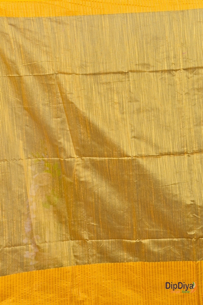 Sky Blue Cotton Blended Pariva Hand Loom Saree (362)