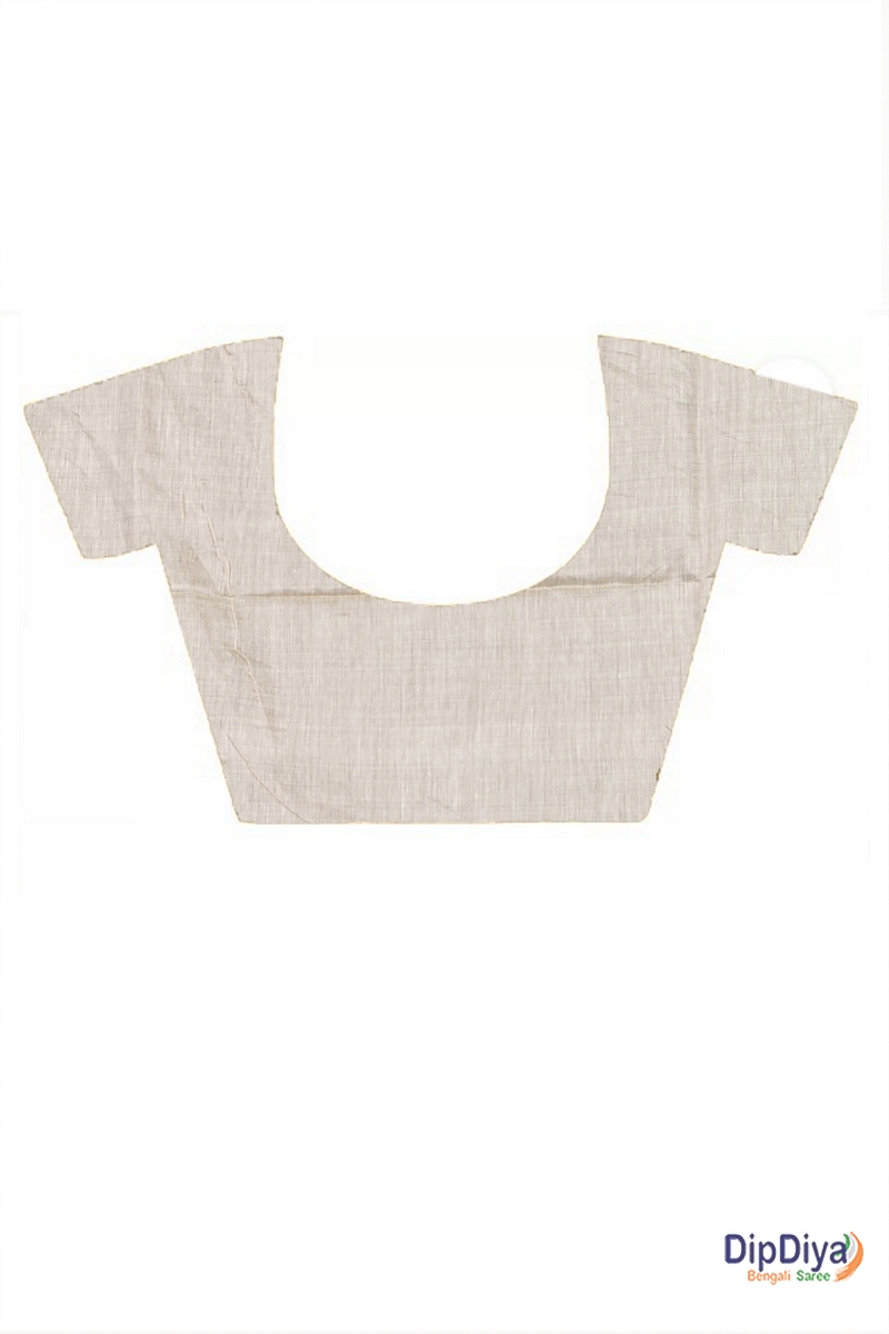 Cream Cotton Silk Parmix Hand Loom Saree (392)