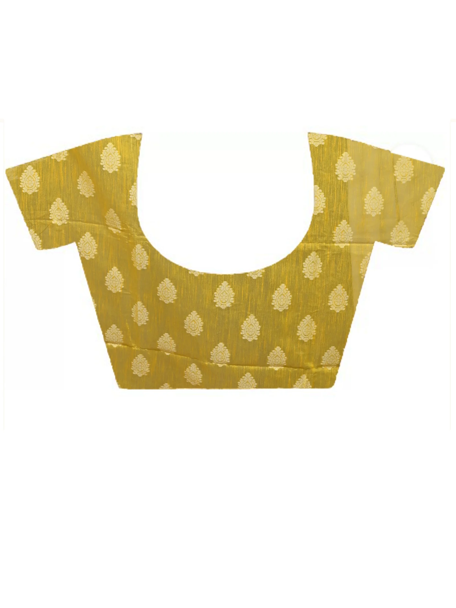 Yellow Cotton Parbit Handloom Saree  (48)