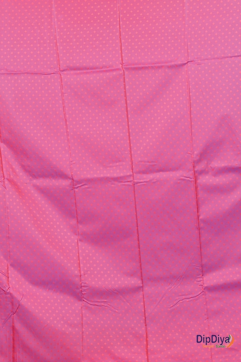 Pink Cotton Silk Paromal Kathan Saree (490)