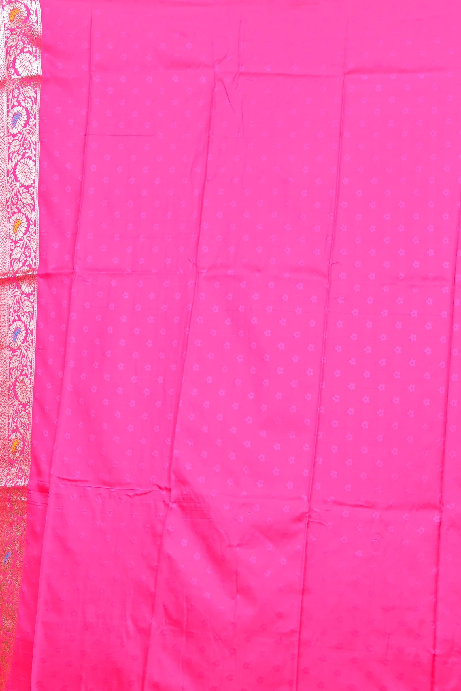Pink Cotton Silk Parosha Kathan Saree (502)