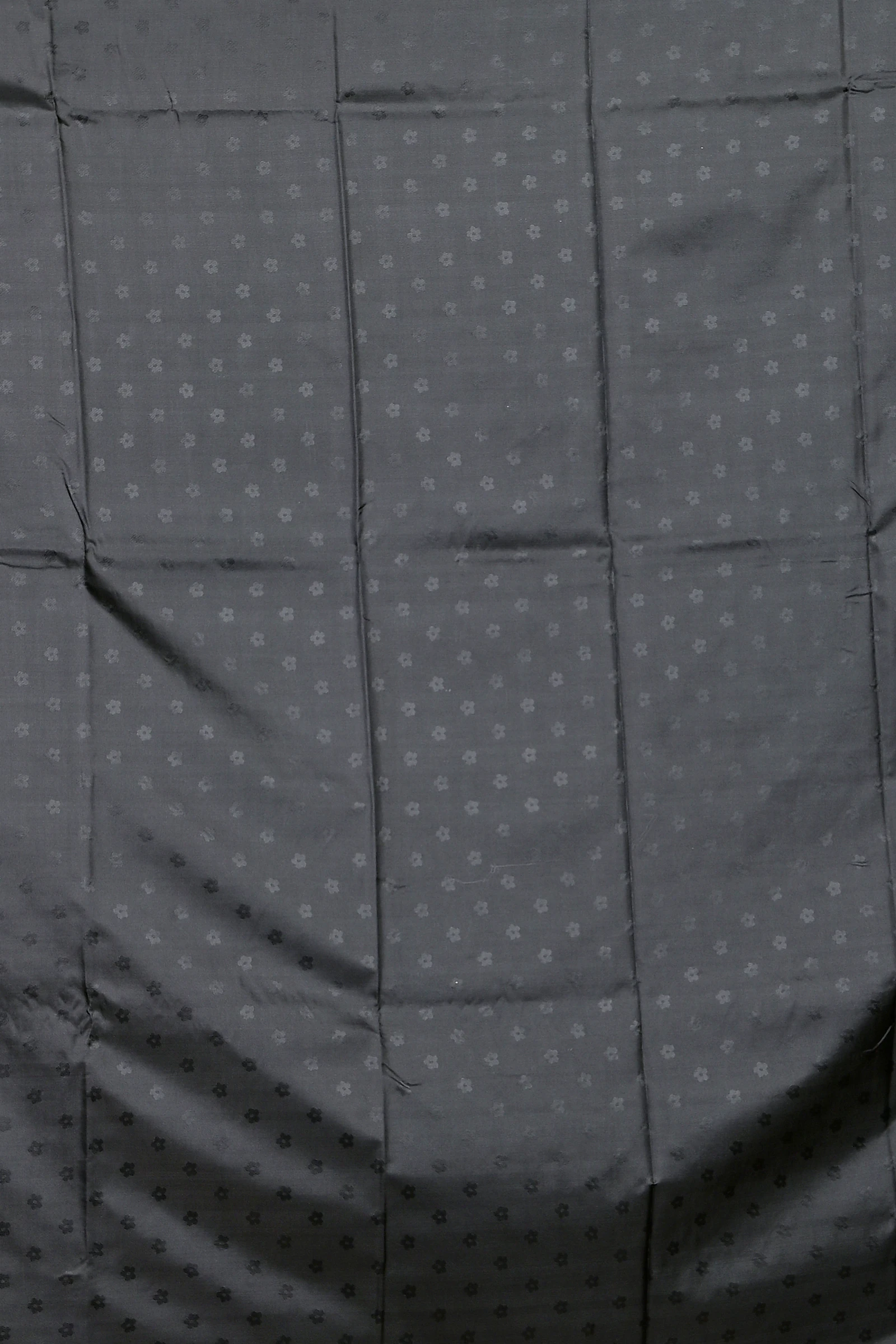 Black Cotton Silk Parosha Kathan Saree (510)
