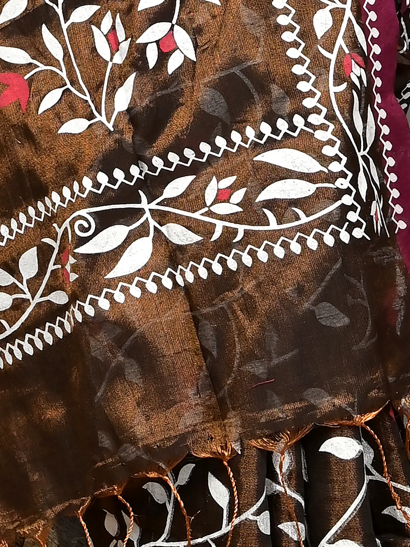 Black Cotton Parbun Handloom Saree  (52)