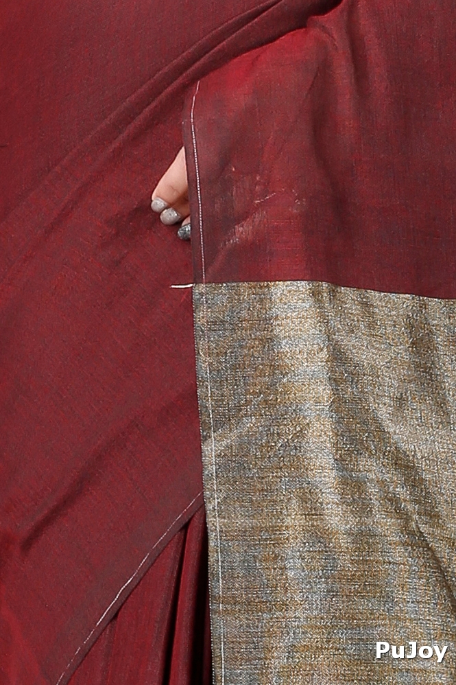 Merron Pure Cotton Kesh Than Hand Loom Saree (5235)