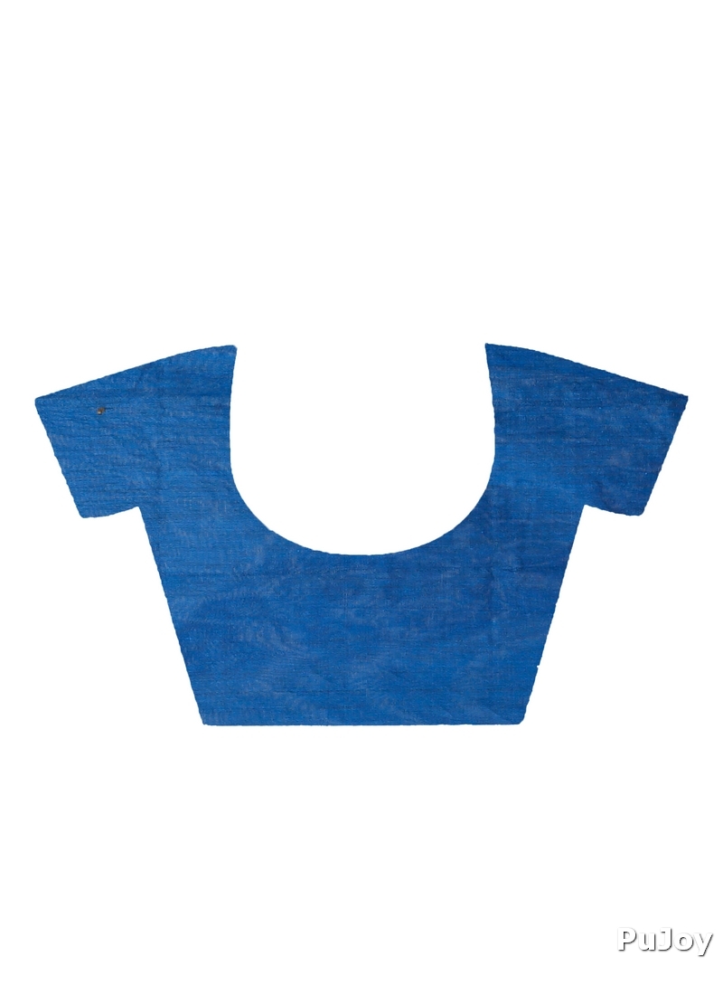 Blue Pure Cotton ThanKhadi Hand Loom Saree (5237)
