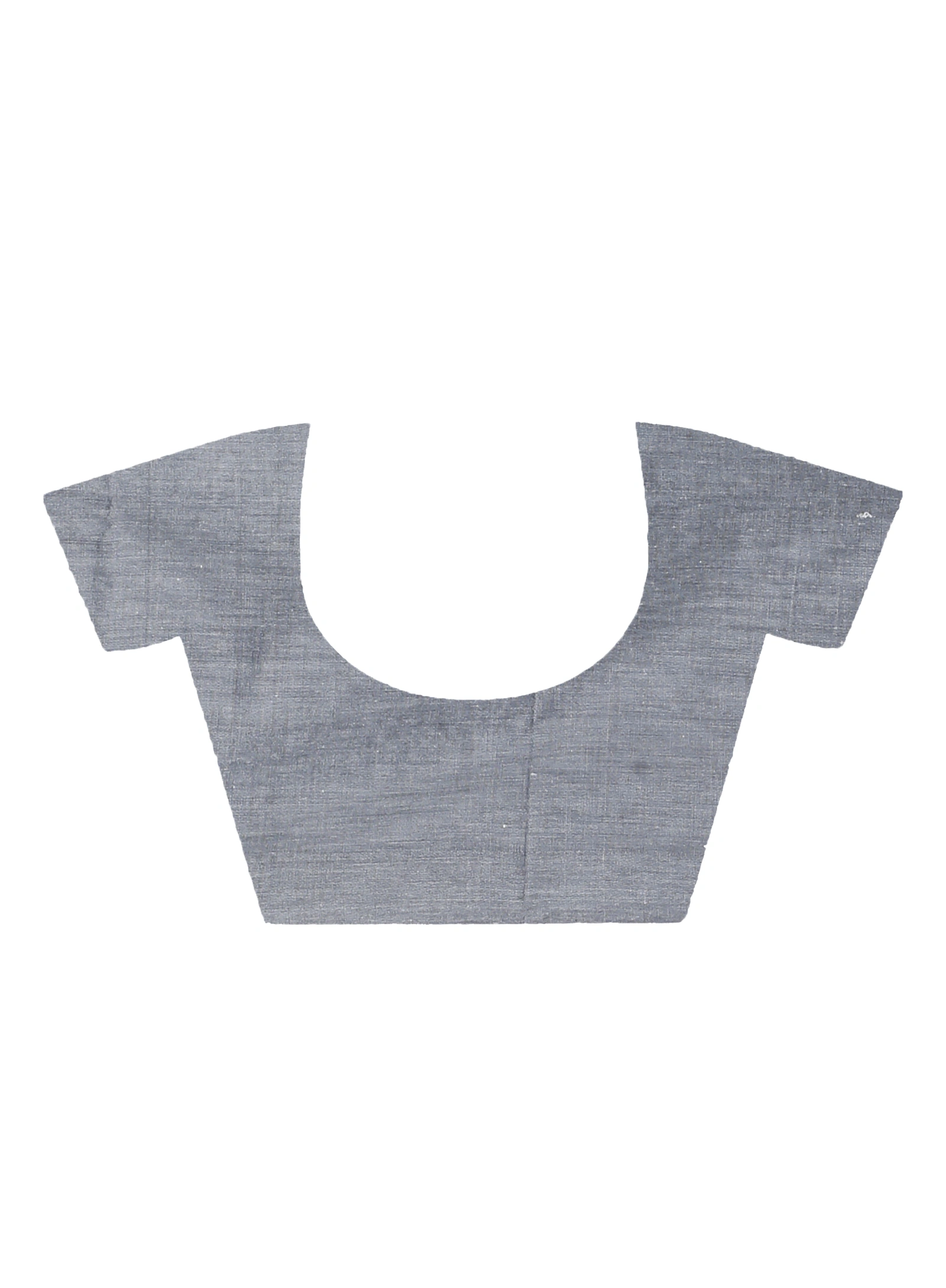 Grey Pure Cotton ThanKhadi Hand Loom Saree (5240)