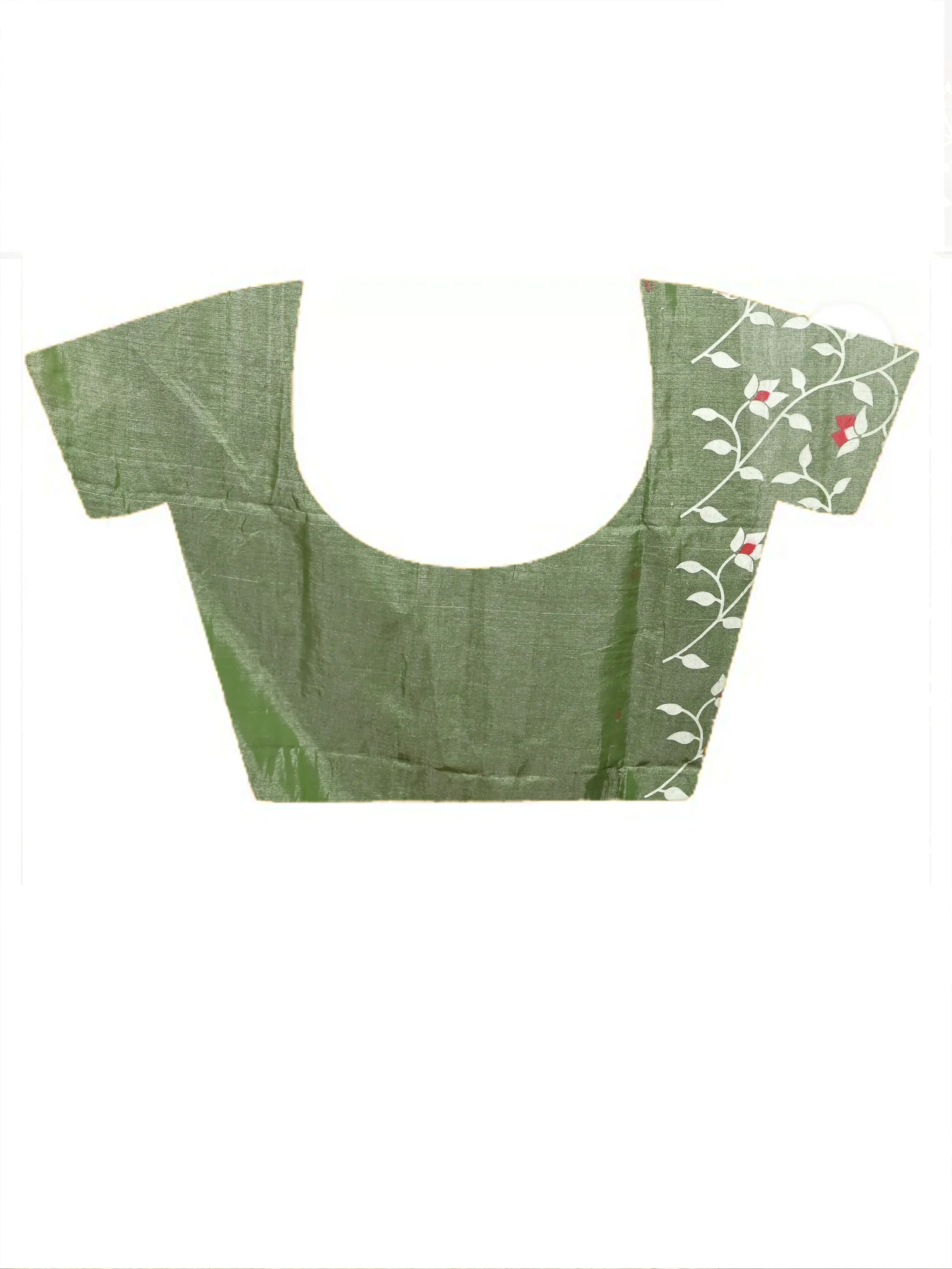 Green Cotton Parbun Handloom Saree  (56)