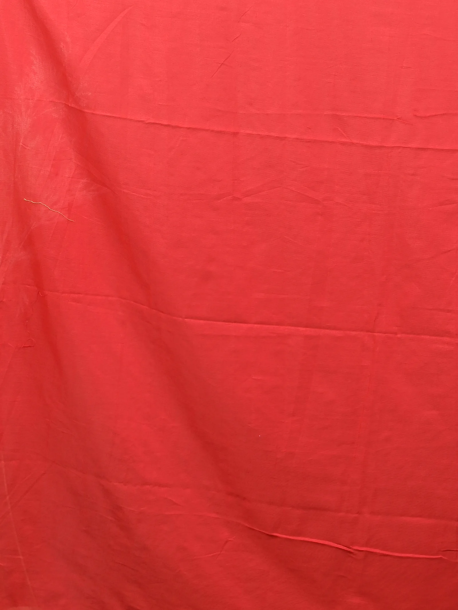 Red Cotton Parepu Handloom Saree  (58)