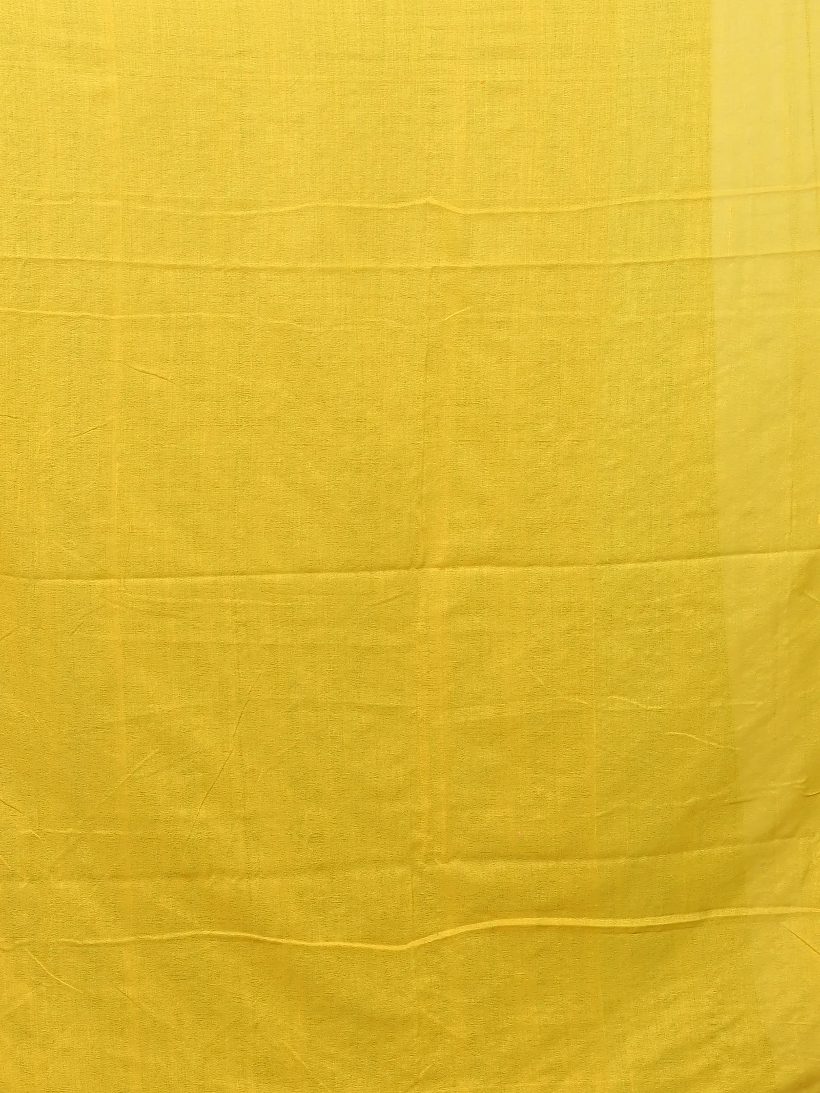 Yellow Cotton Parepu Handloom Saree  (59)