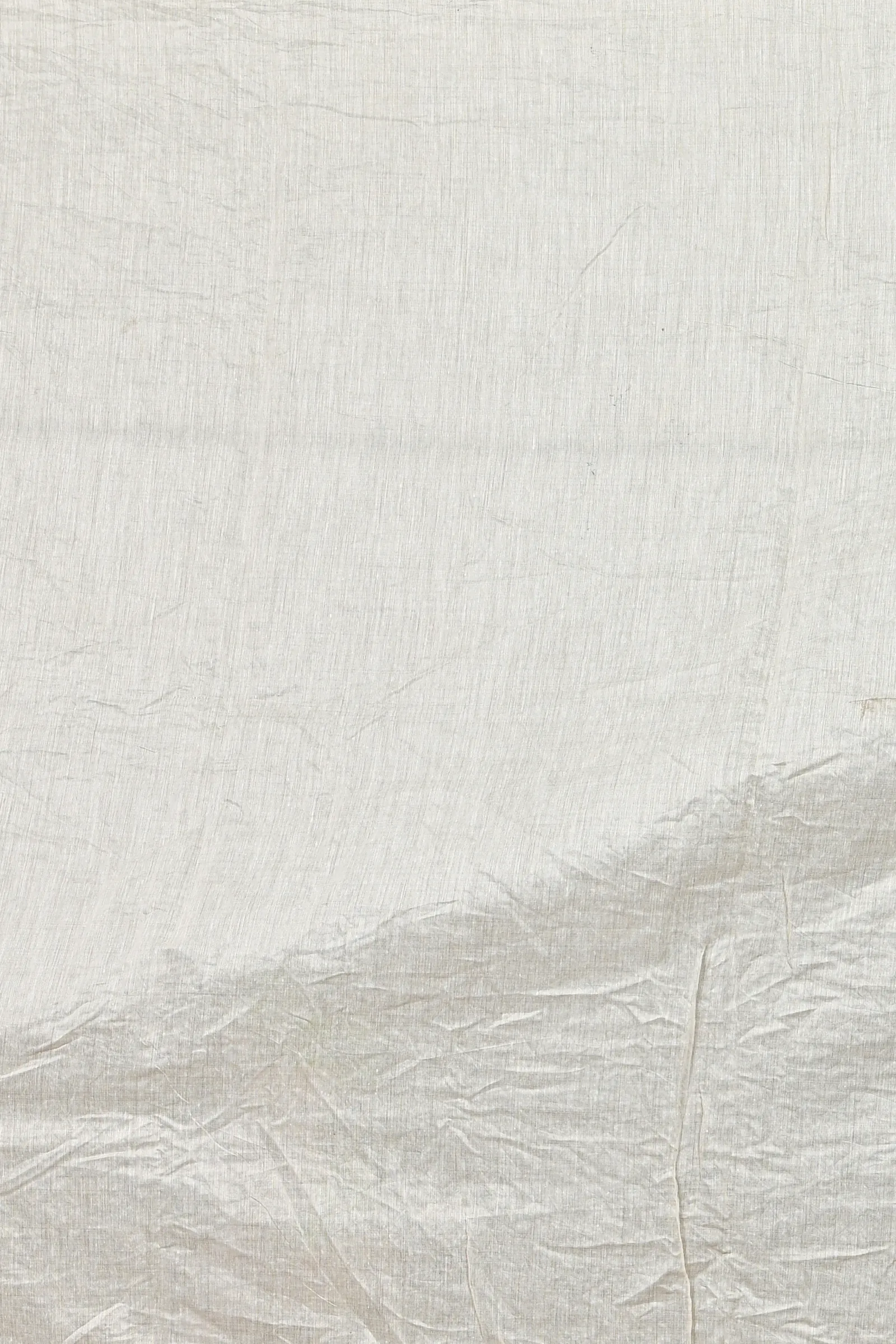 White Cotton Varitikath Kantha Stitch Saree (601)
