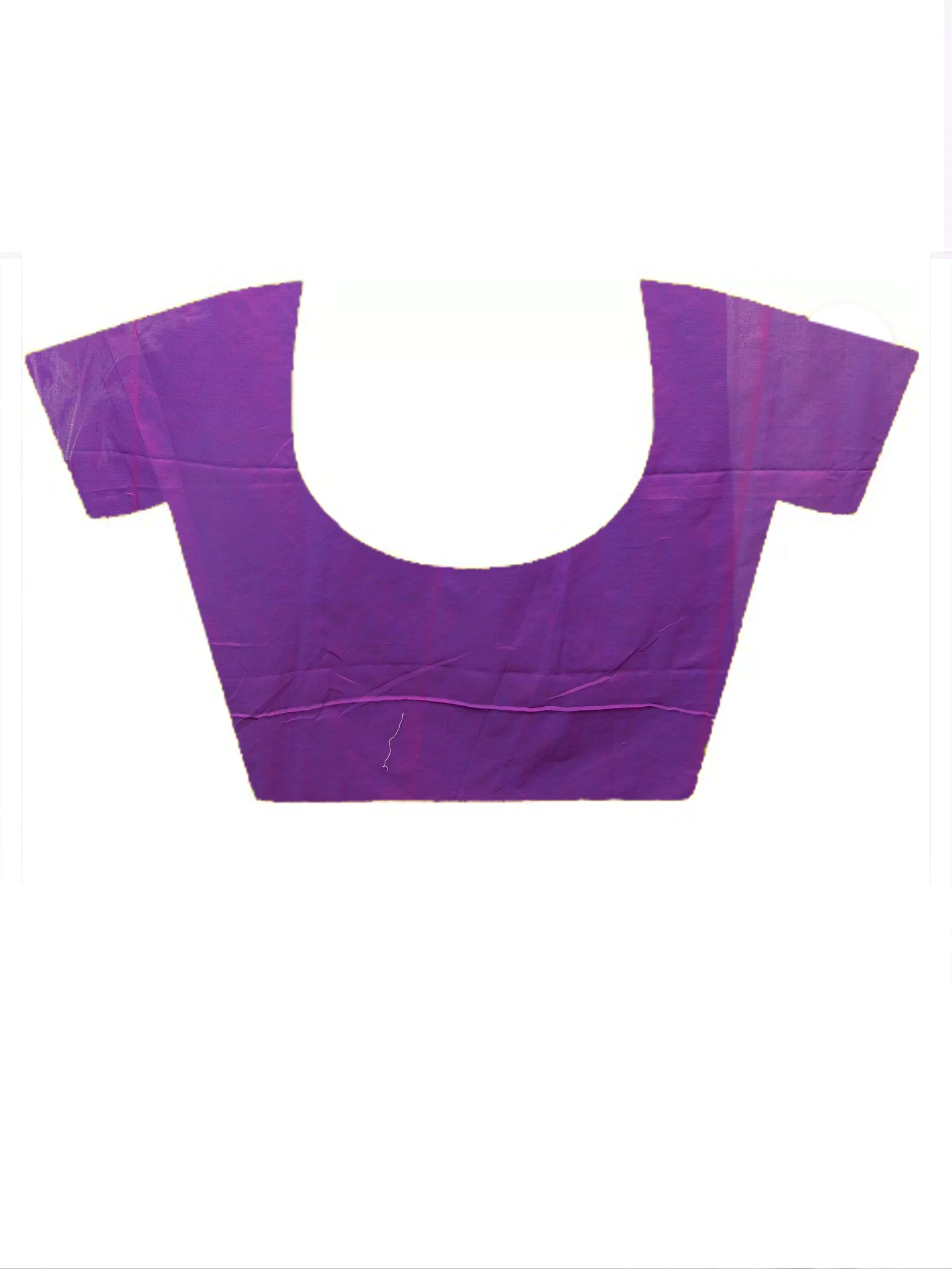 Purple Cotton Parepu Handloom Saree  (61)