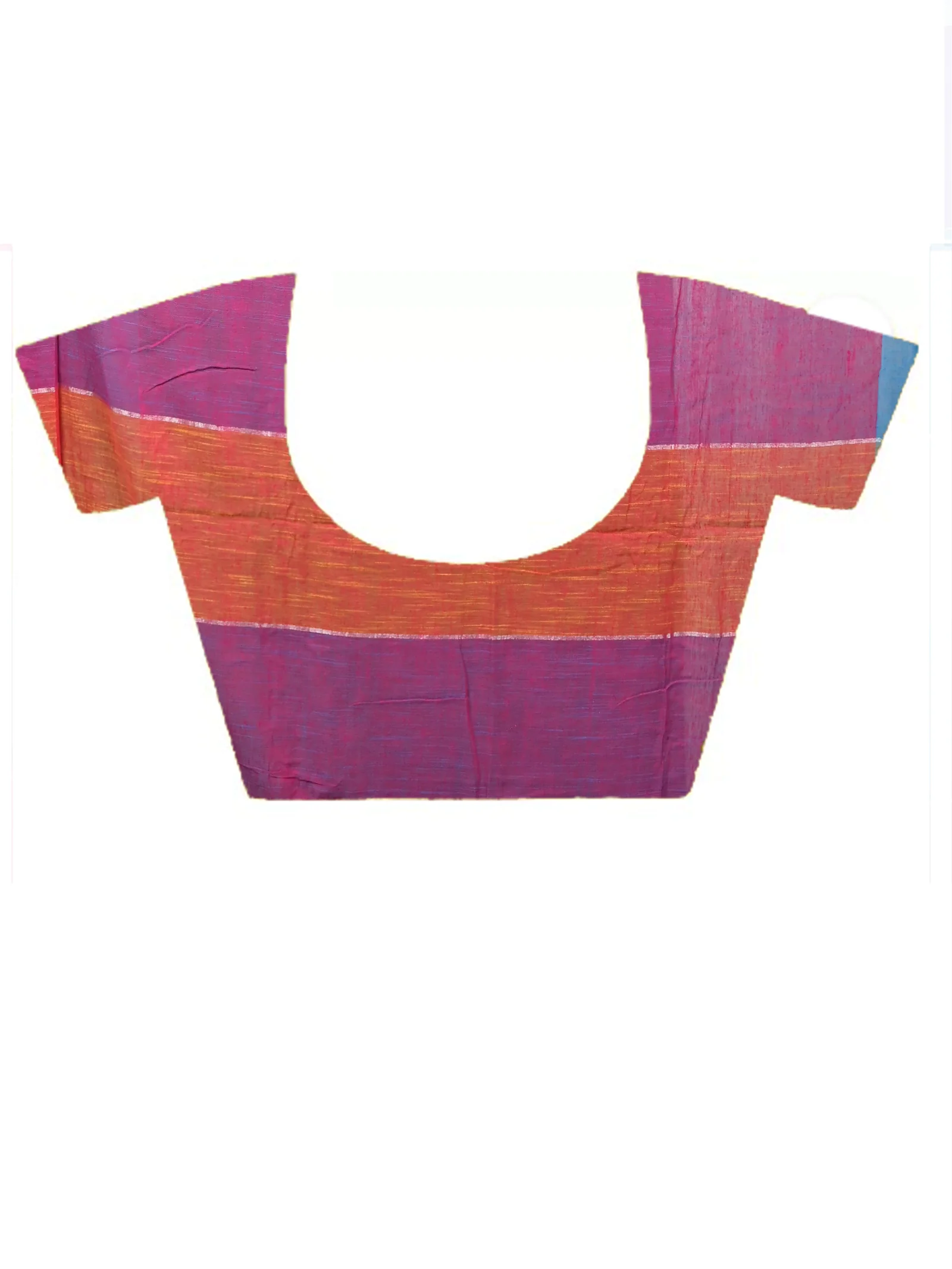 Multi-Coloured Cotton Souvon Handloom Saree  (616)