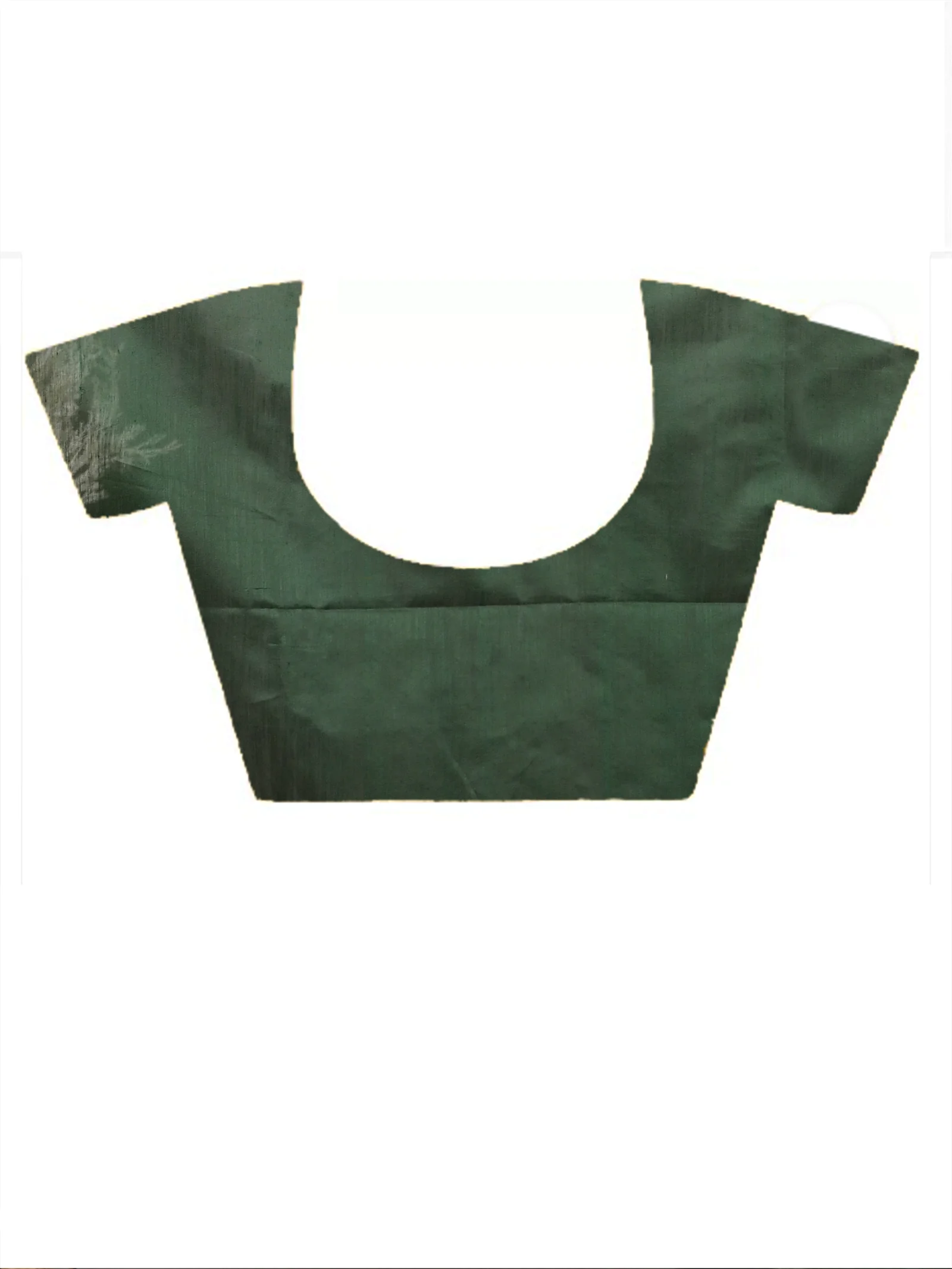 Dark Green Cotton Soulik Handloom Saree  (622)