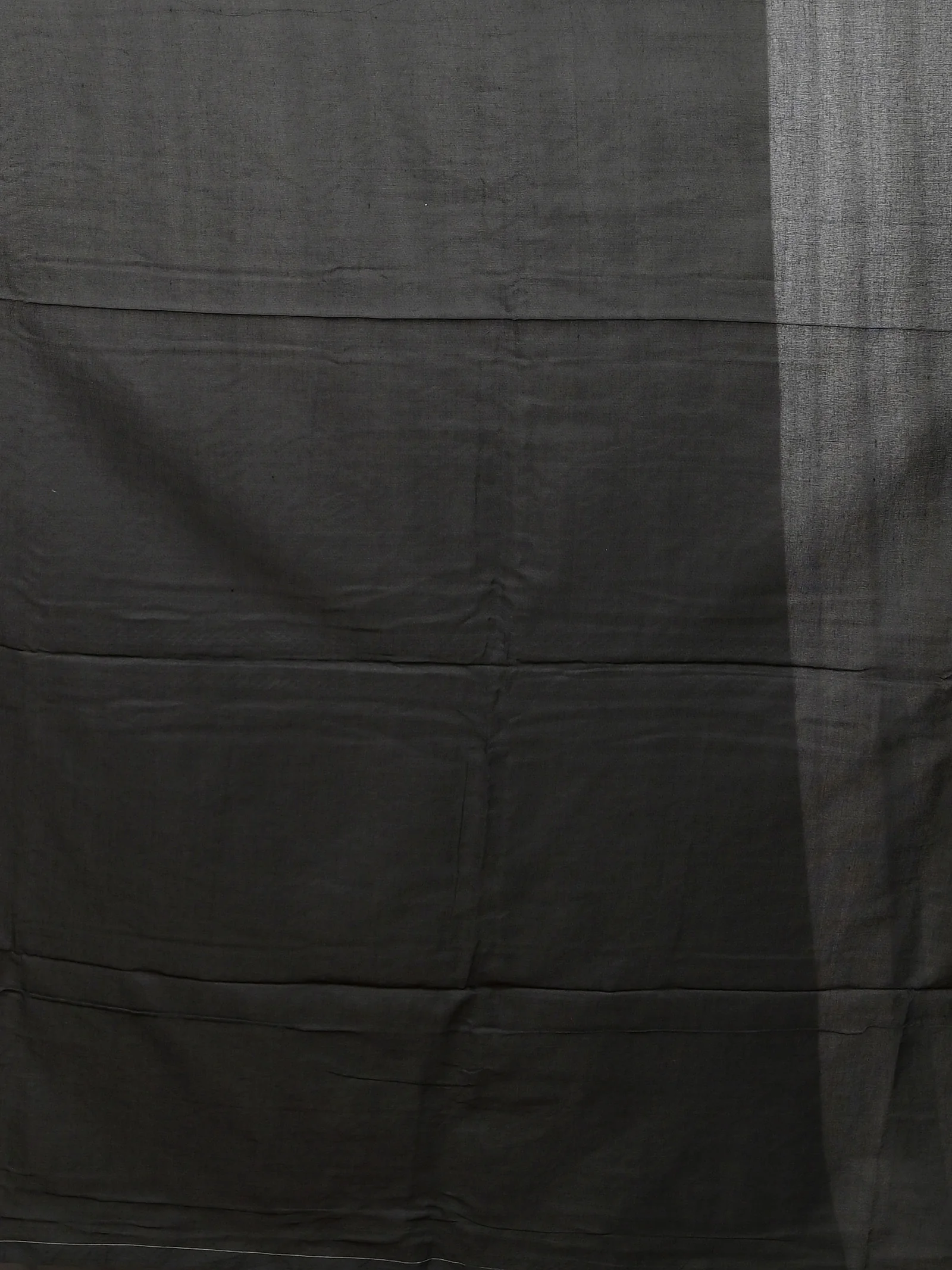 Black Cotton Parepu Handloom Saree  (63)