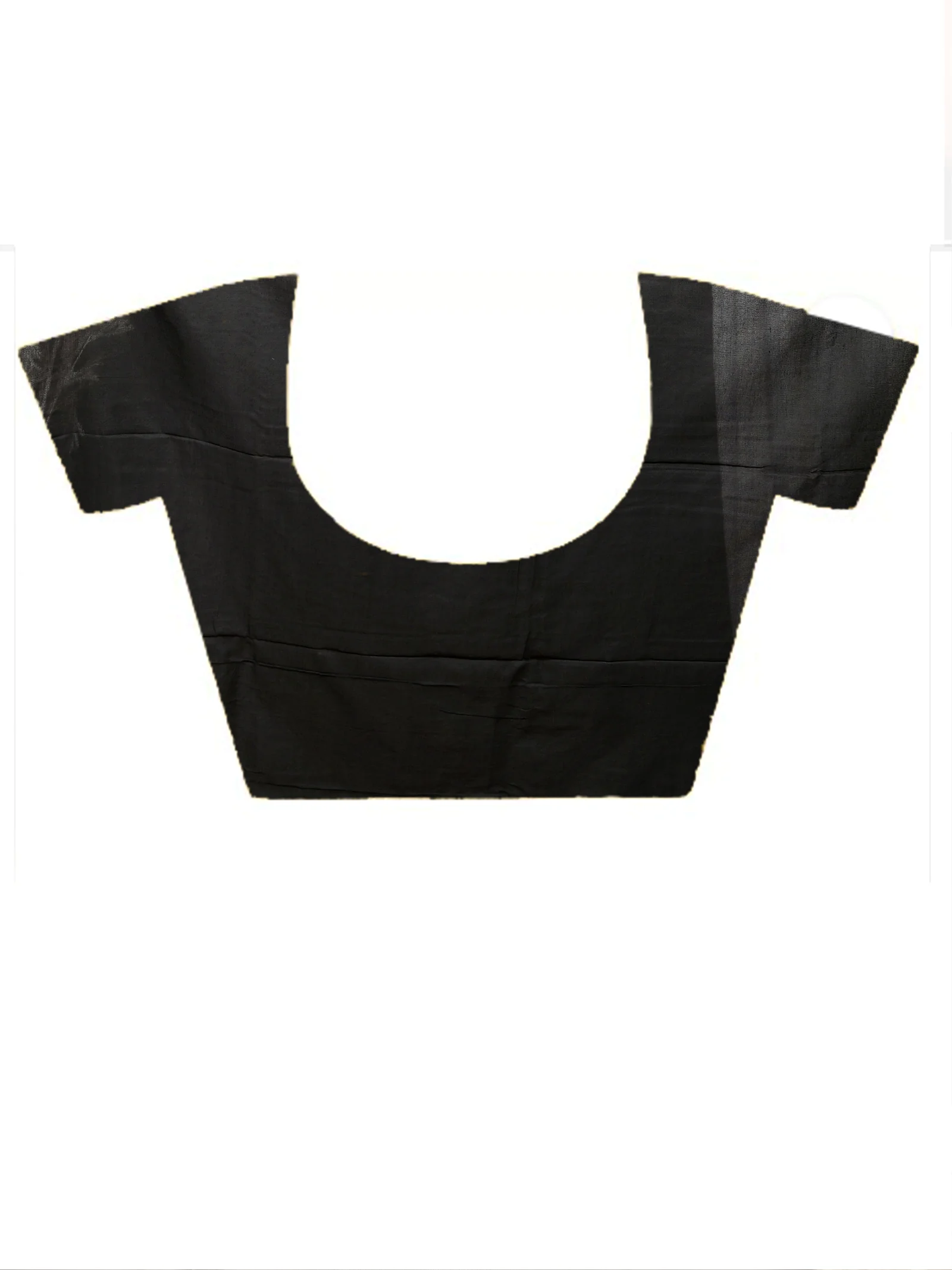 Black Cotton Parepu Handloom Saree  (63)