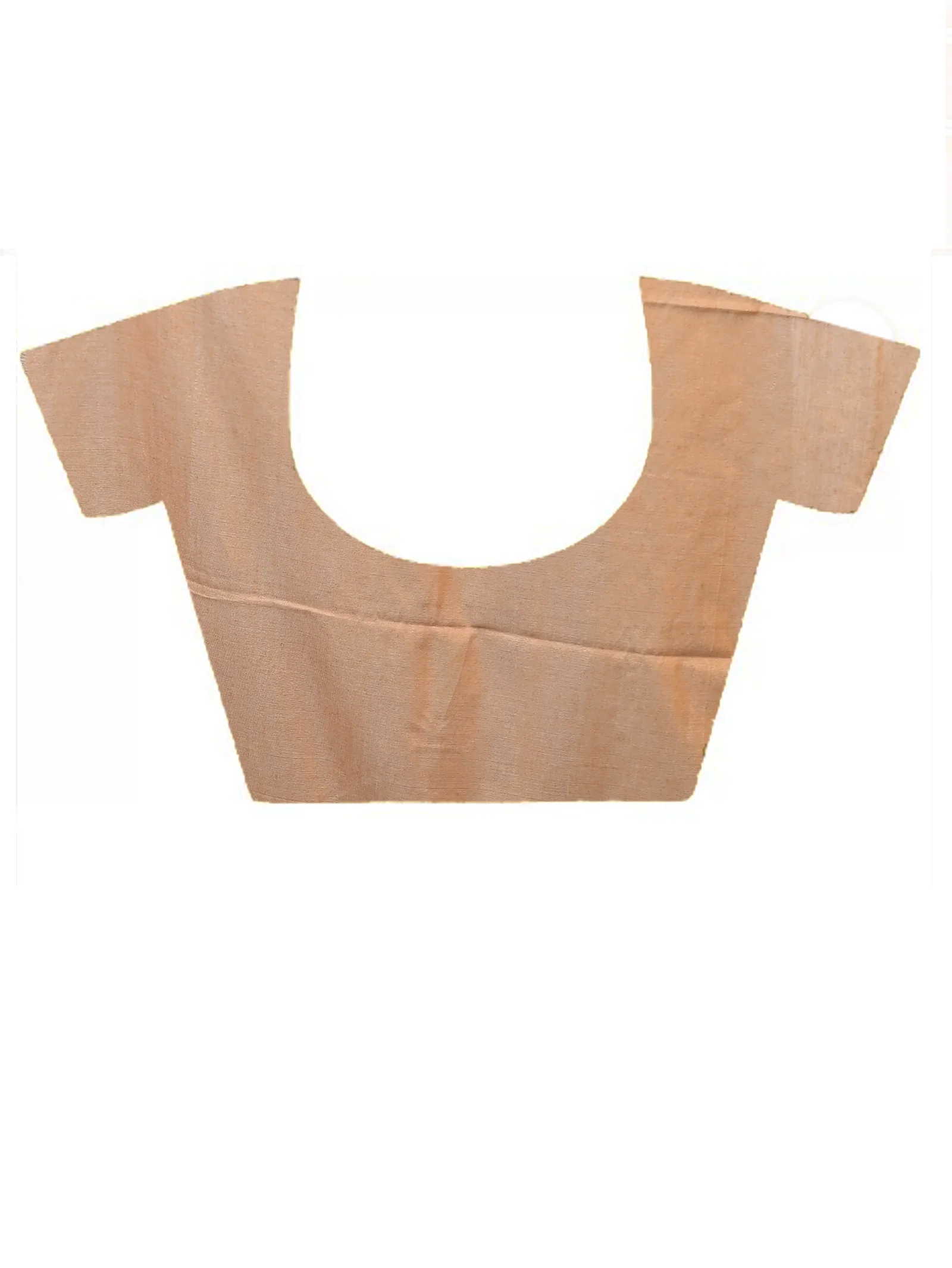 White Orange Cotton Soukor Kotki Saree  (631)