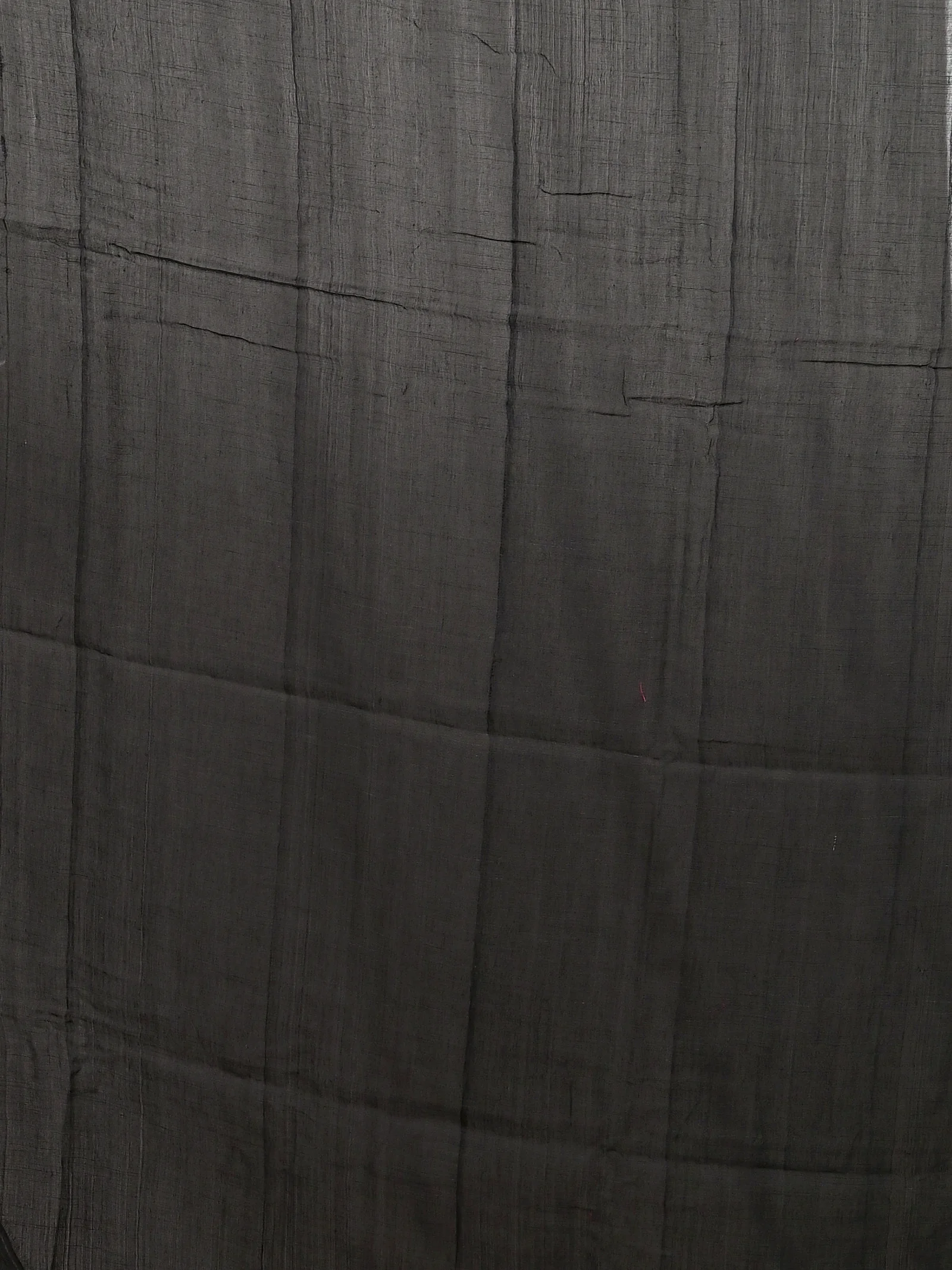 Black Cotton Soudik Handloom Saree  (633)