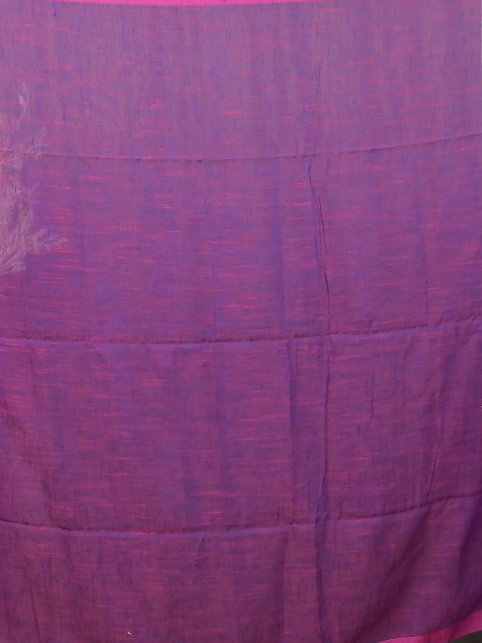 Dark Violet Cotton Soudik Handloom Saree  (634)