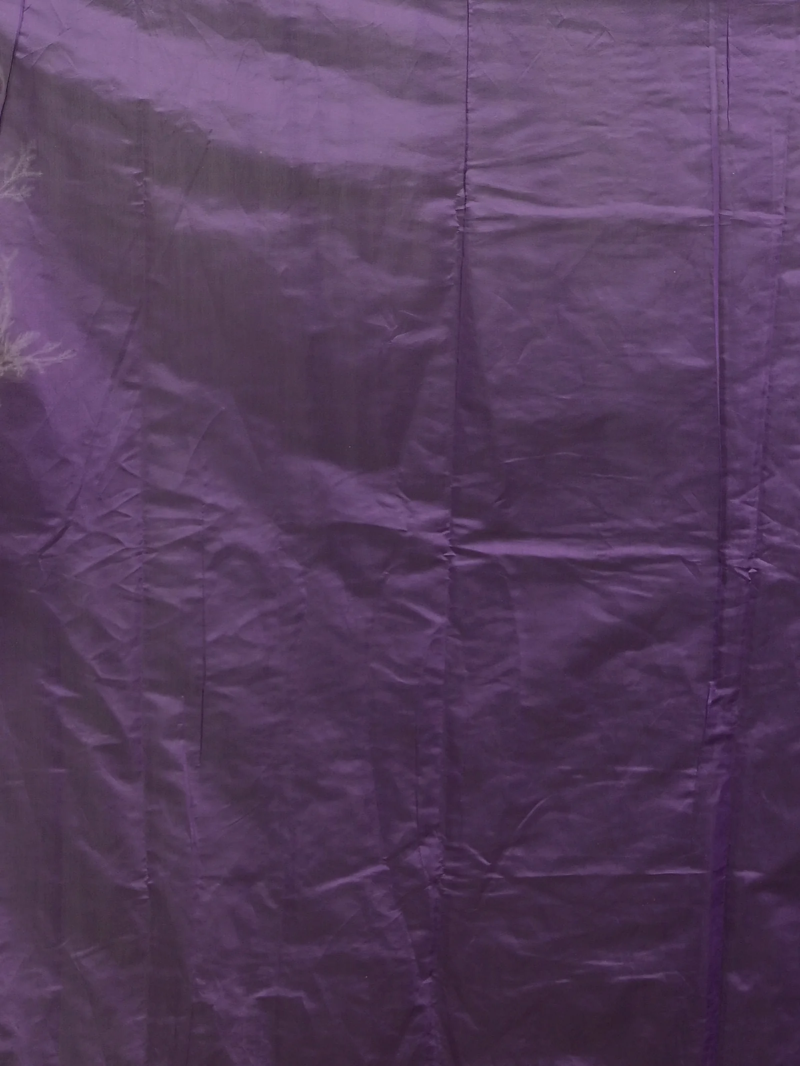 Dark Violet Cotton Soubun Kathan Saree  (636)