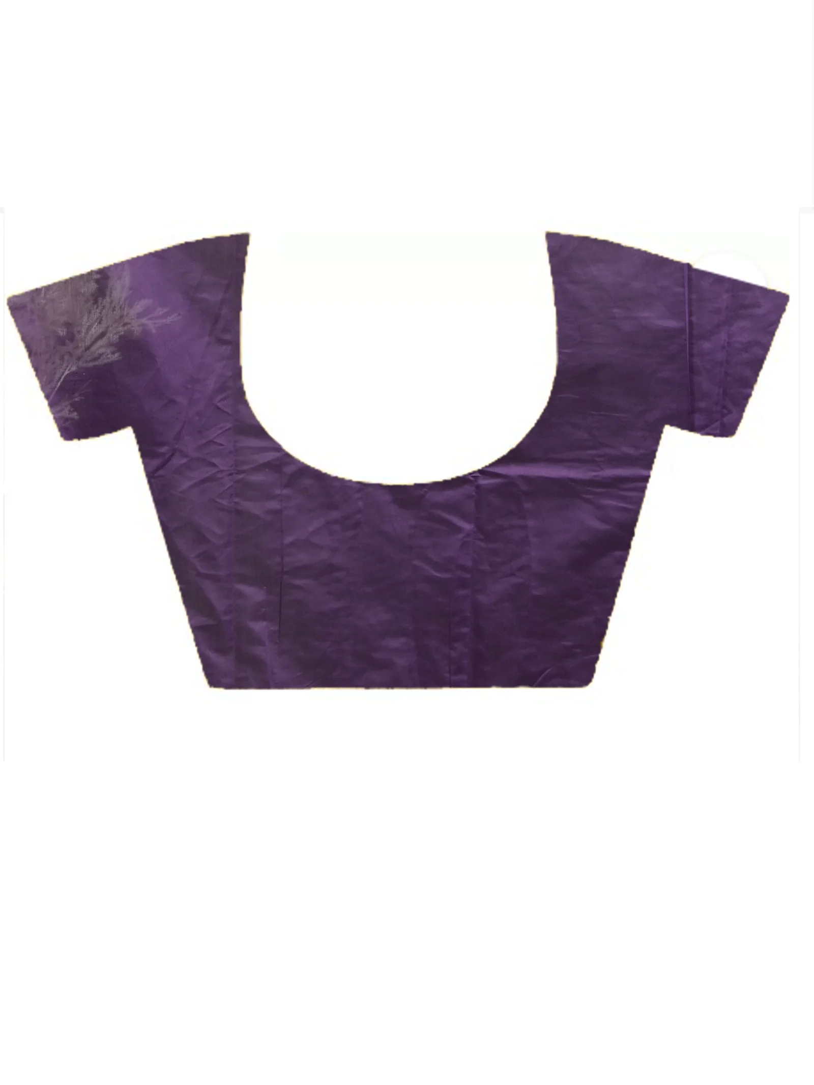 Dark Violet Cotton Soubun Kathan Saree  (636)